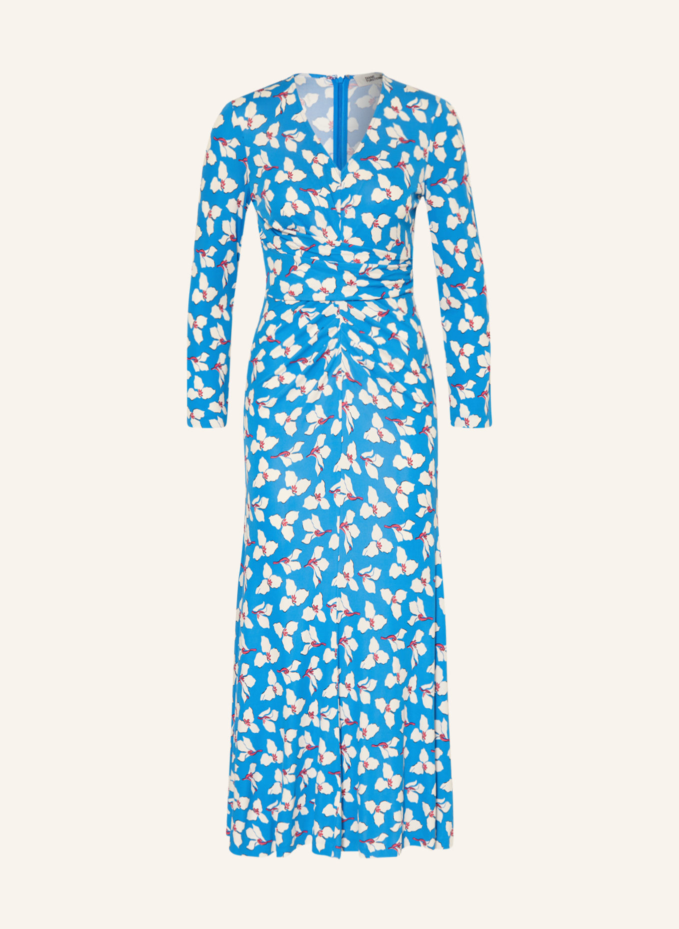 DIANE VON FURSTENBERG Dress TIMMY, Color: BLUE/ WHITE/ PINK (Image 1)