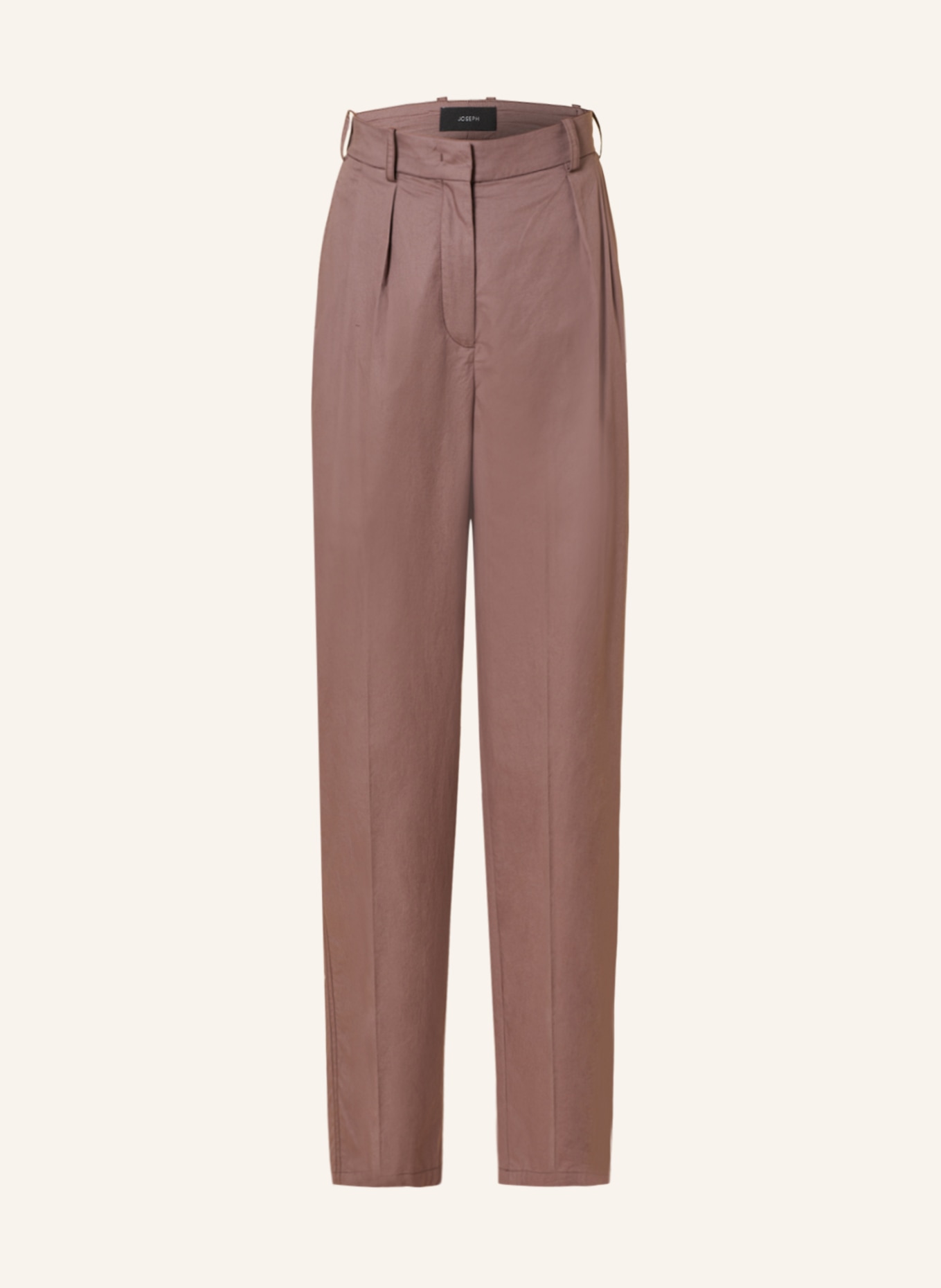 JOSEPH Wide leg trousers BUCKLEY, Color: BROWN (Image 1)