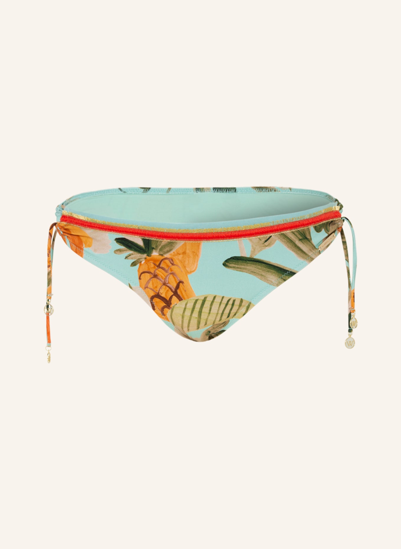 watercult Brazilian bikini bottoms VITAMINE SEA , Color: MINT/ GREEN/ ORANGE (Image 1)