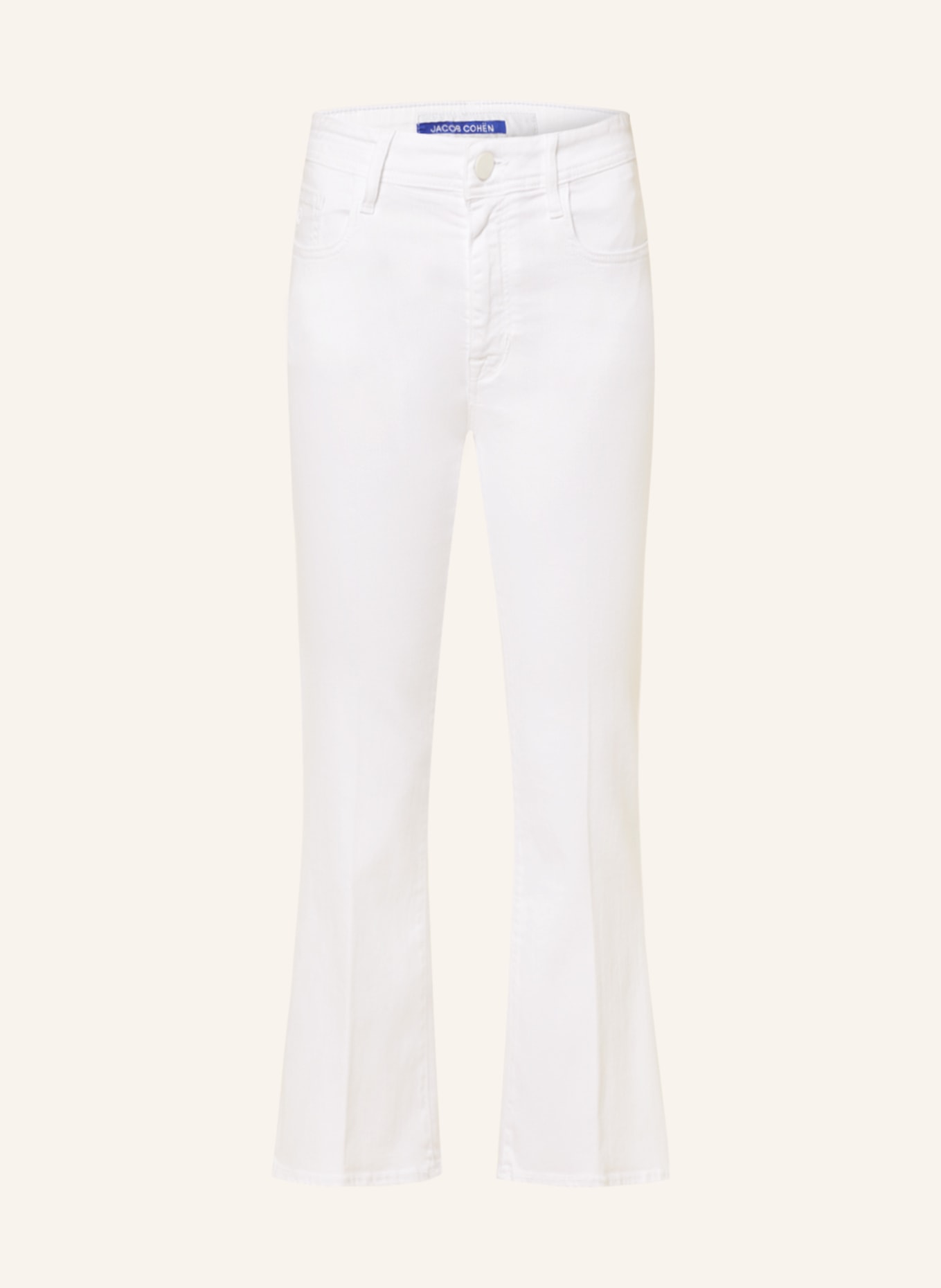 JACOB COHEN Flared Jeans VICTORIA, Farbe: WEISS (Bild 1)
