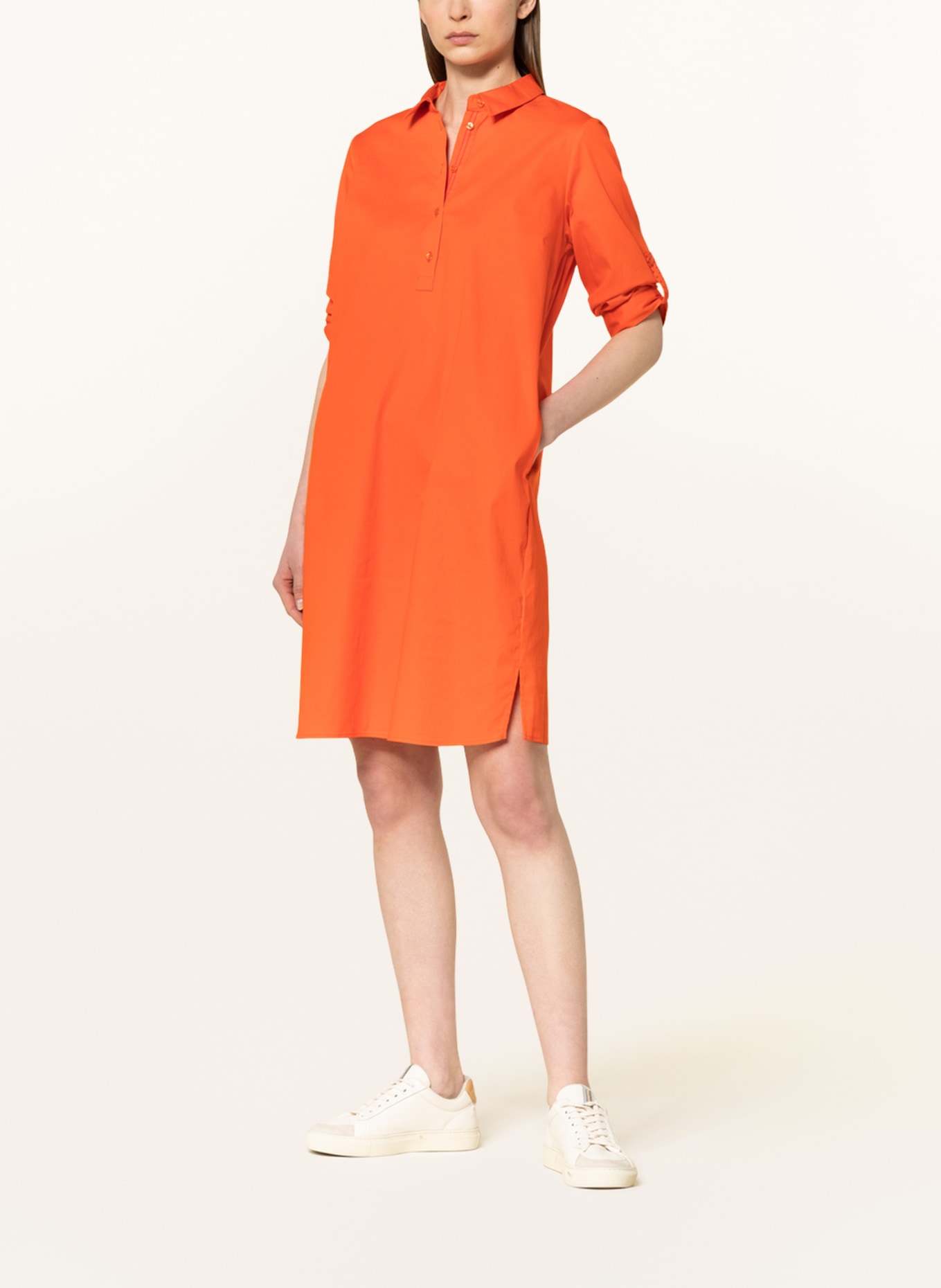 Smith & Soul Dress with 3/4 sleeves, Color: ORANGE (Image 2)