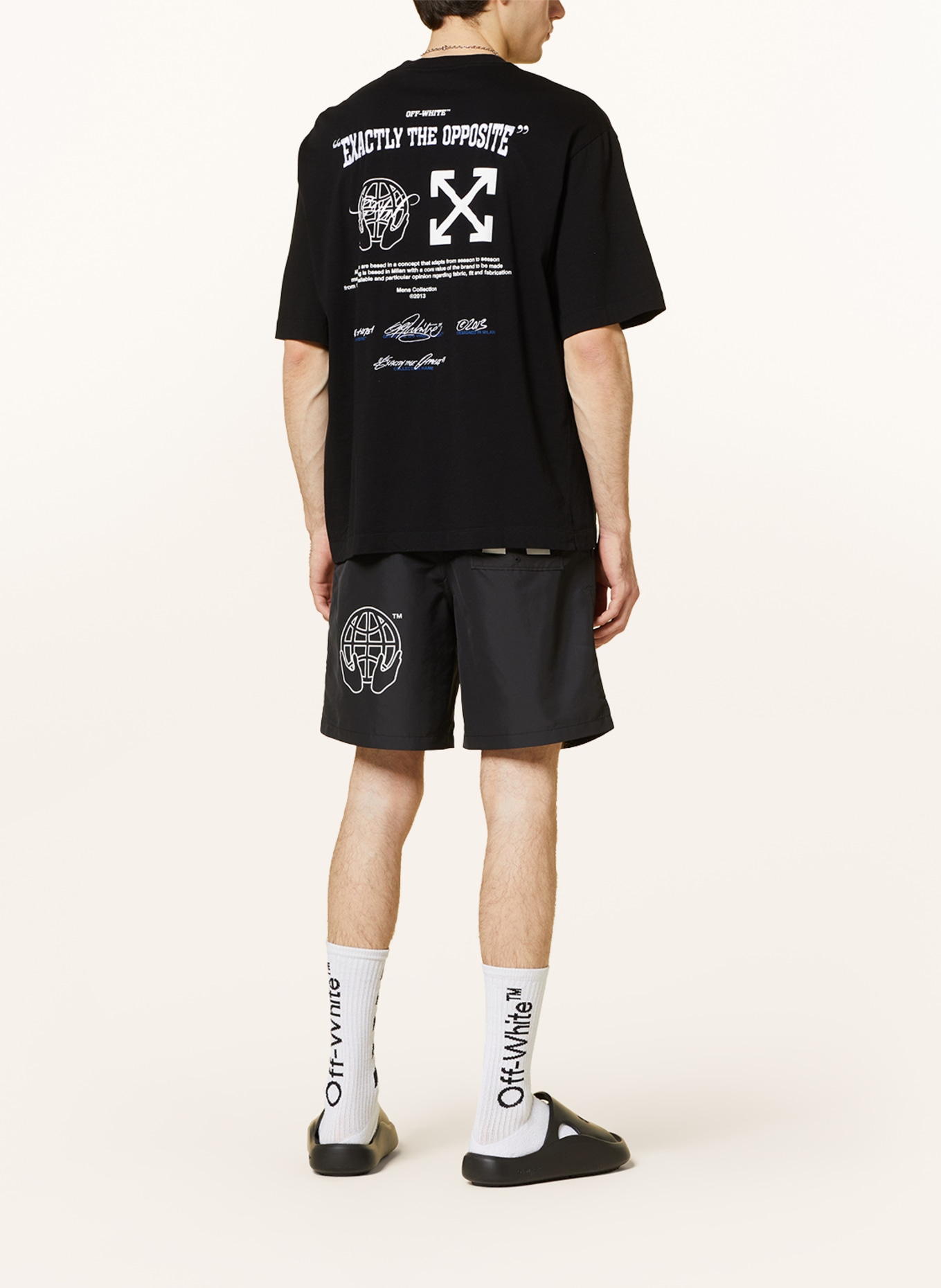 Off-White: Black 'Exactly The Opposite' T-Shirt
