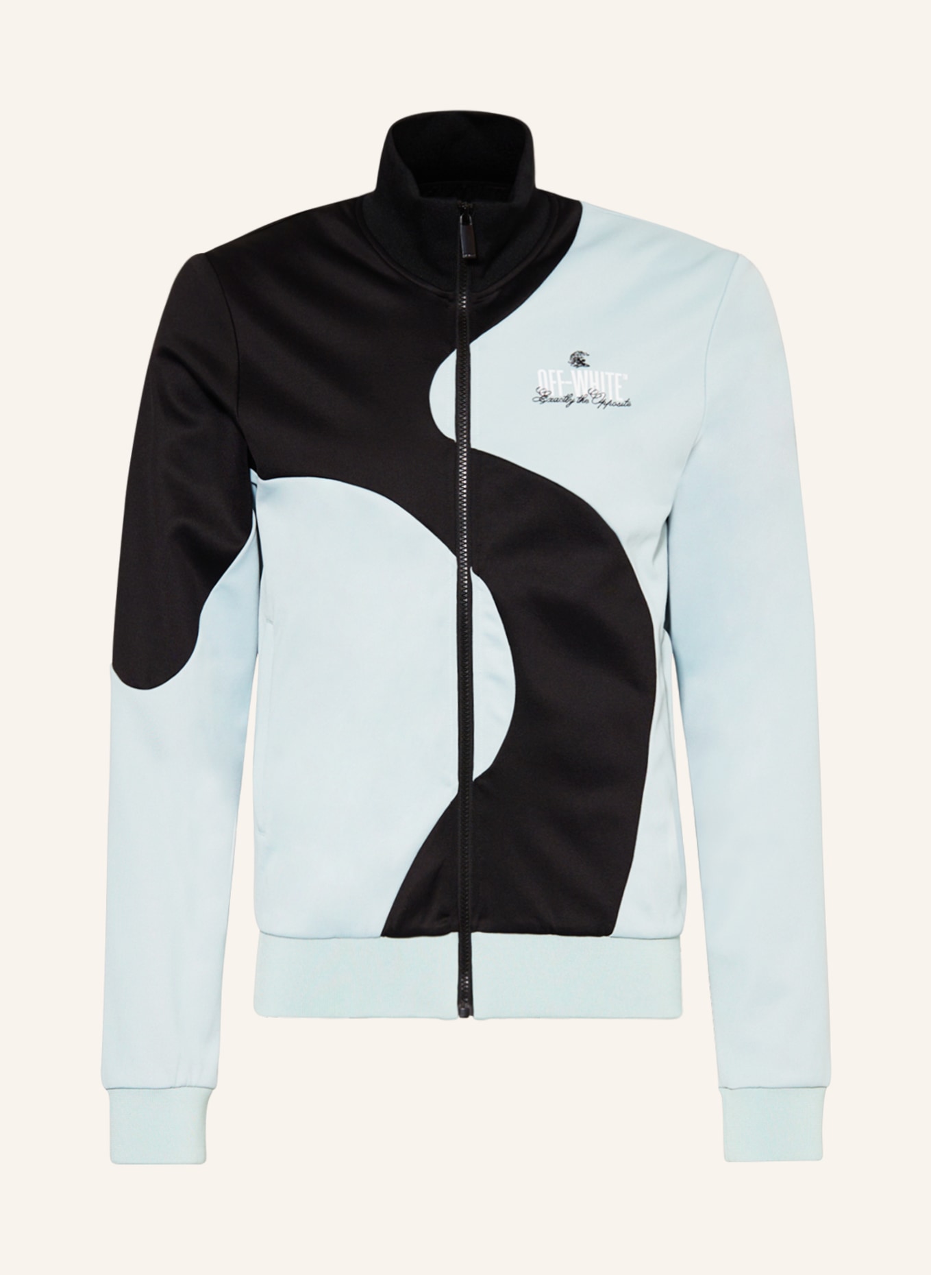Off-White Sweat jacket, Color: BLACK/ LIGHT GRAY (Image 1)
