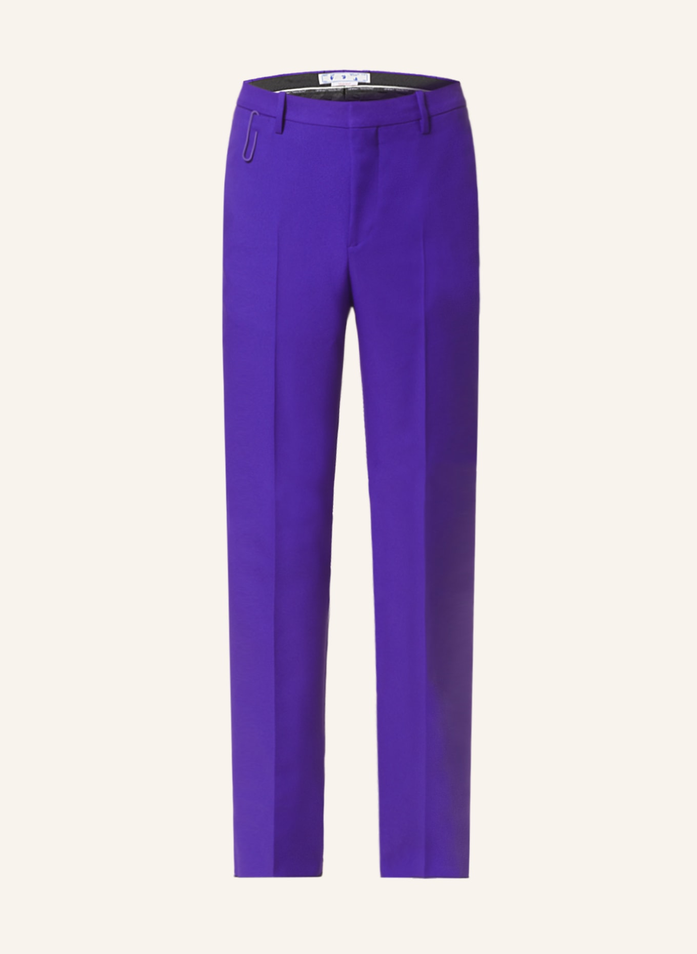 Off-White Trousers slim fit, Color: PURPLE (Image 1)