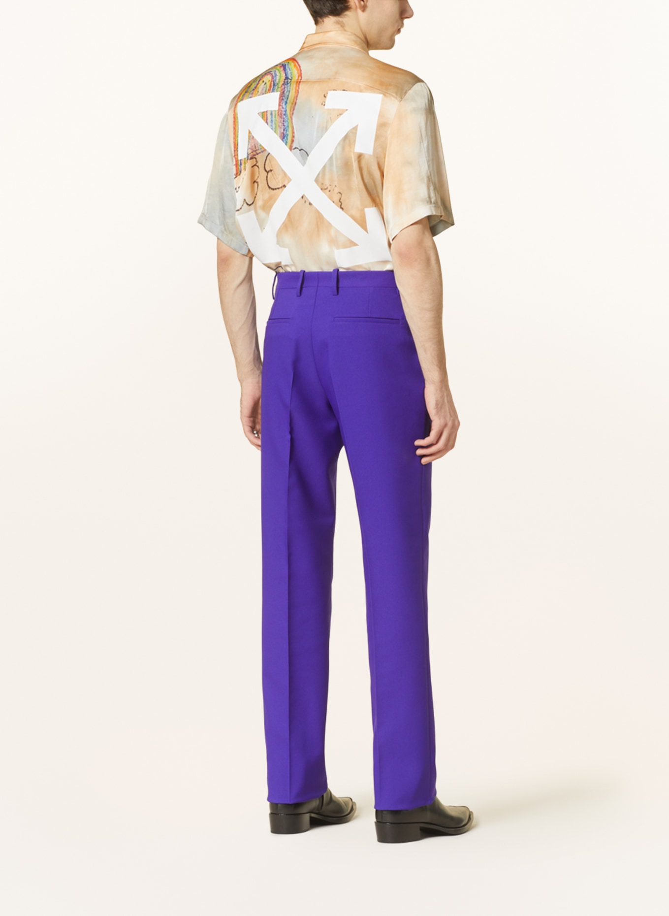 Off-White Trousers slim fit, Color: PURPLE (Image 3)