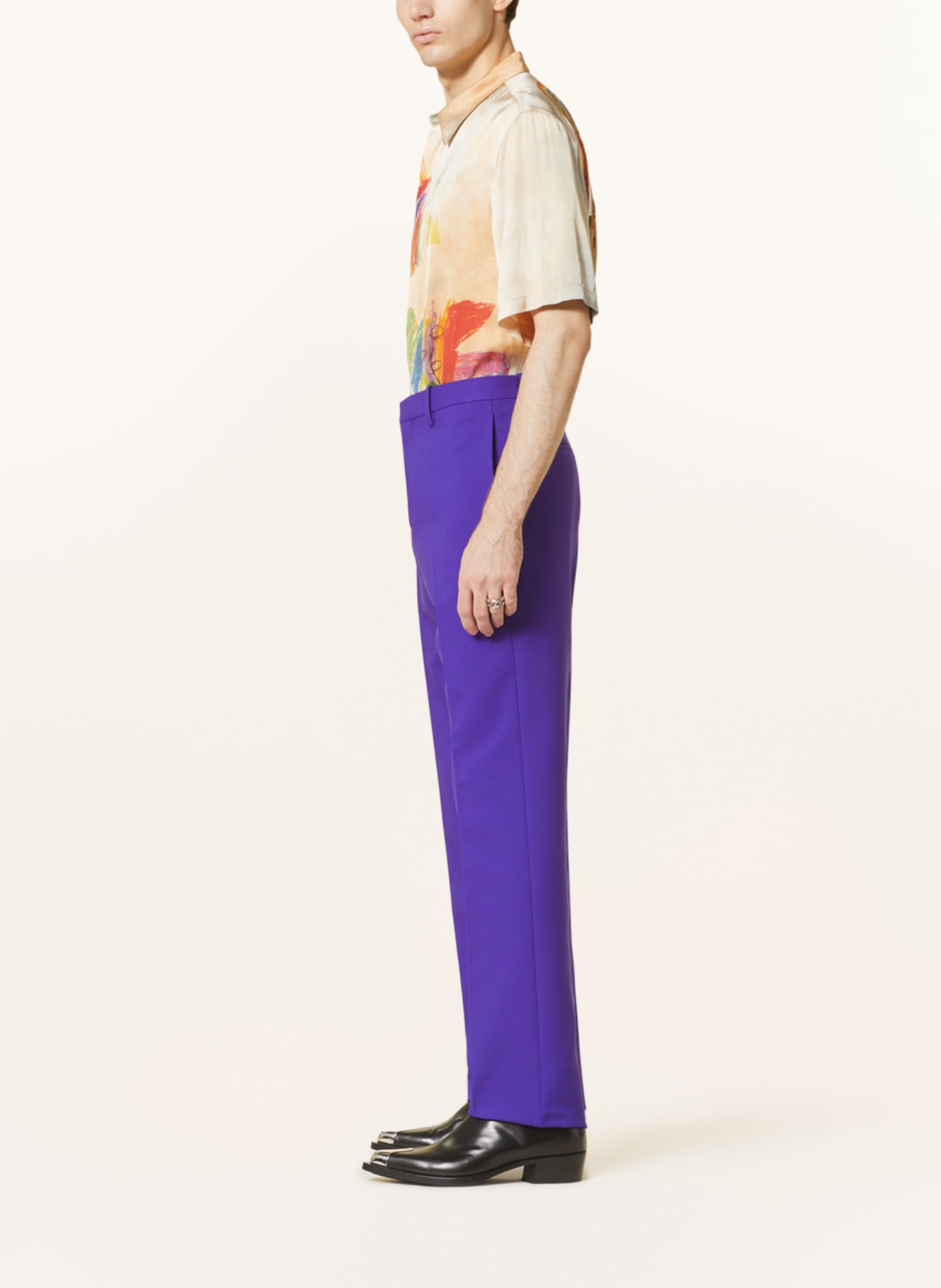 Off-White Trousers slim fit, Color: PURPLE (Image 4)