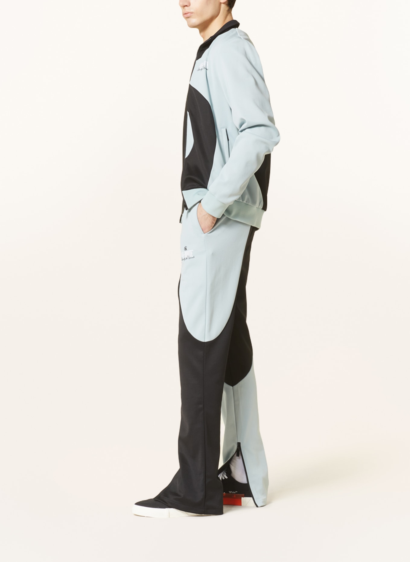 Off-White Spodnie w stylu dresowym, Kolor: CZARNY/ JASNOCZARY (Obrazek 4)