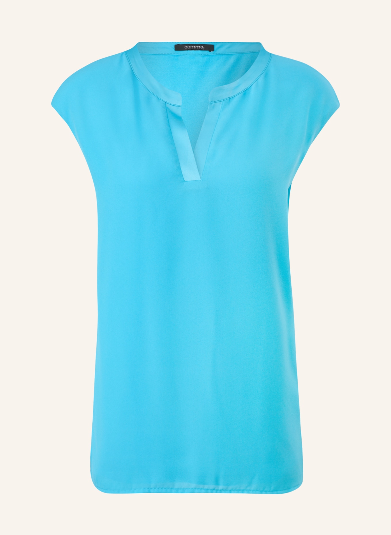 comma T-shirt, Color: TURQUOISE (Image 1)