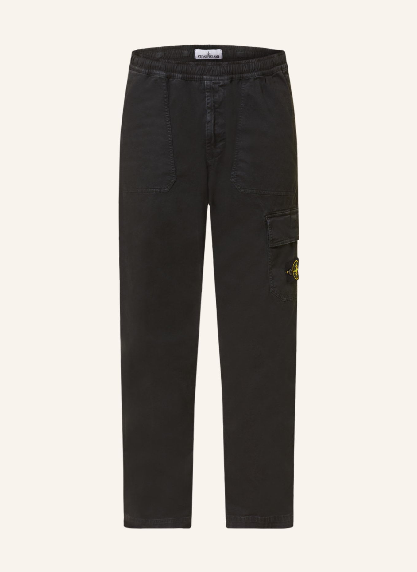 STONE ISLAND Cargo pants regular fit, Color: BLACK (Image 1)