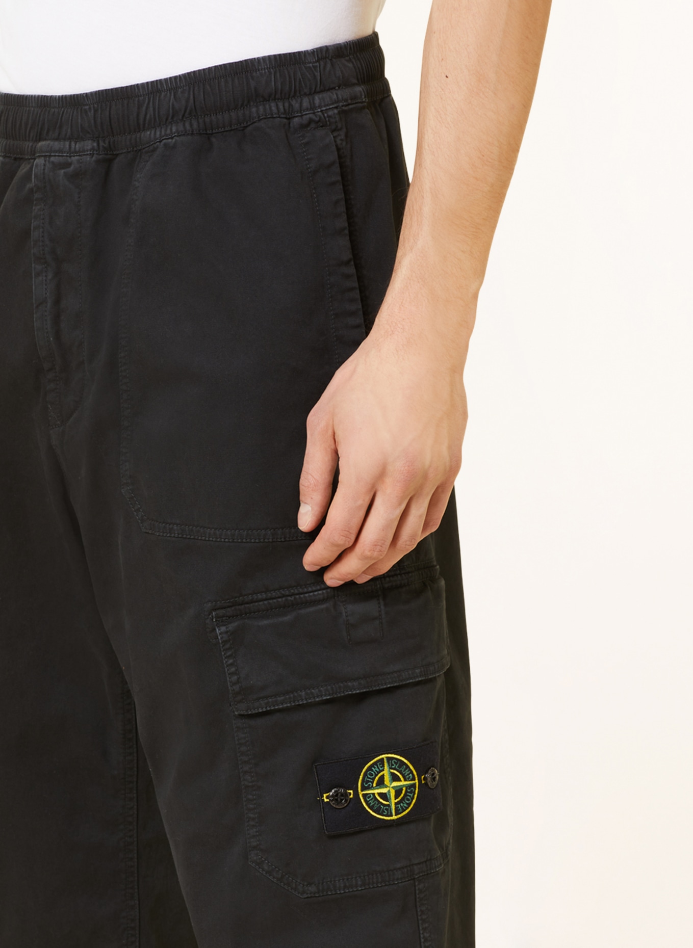 STONE ISLAND Cargo pants regular fit, Color: BLACK (Image 5)