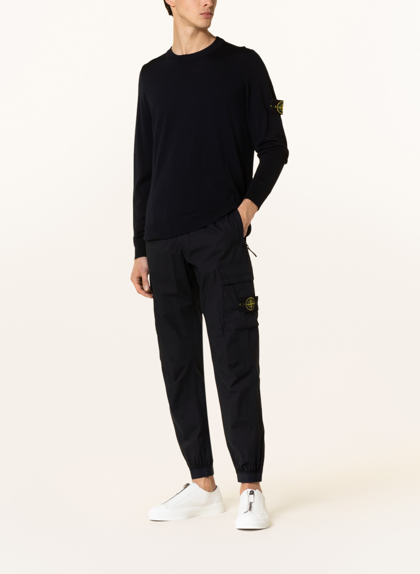 STONE ISLAND Cargohose: DUNKELBLAU