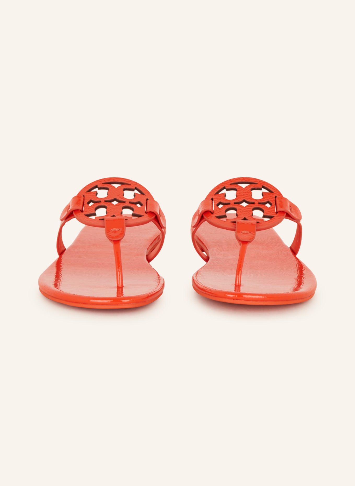 Tory burch orange flip flops new arrivals