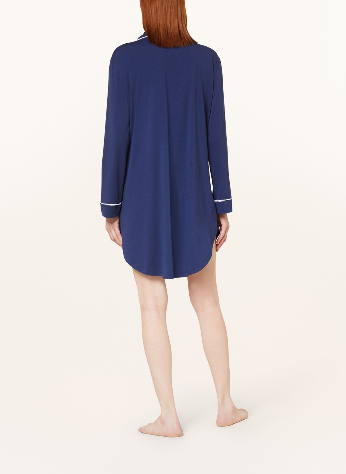 POLO RALPH LAUREN Nightgown, Color: DARK BLUE/ WHITE (Image 3)