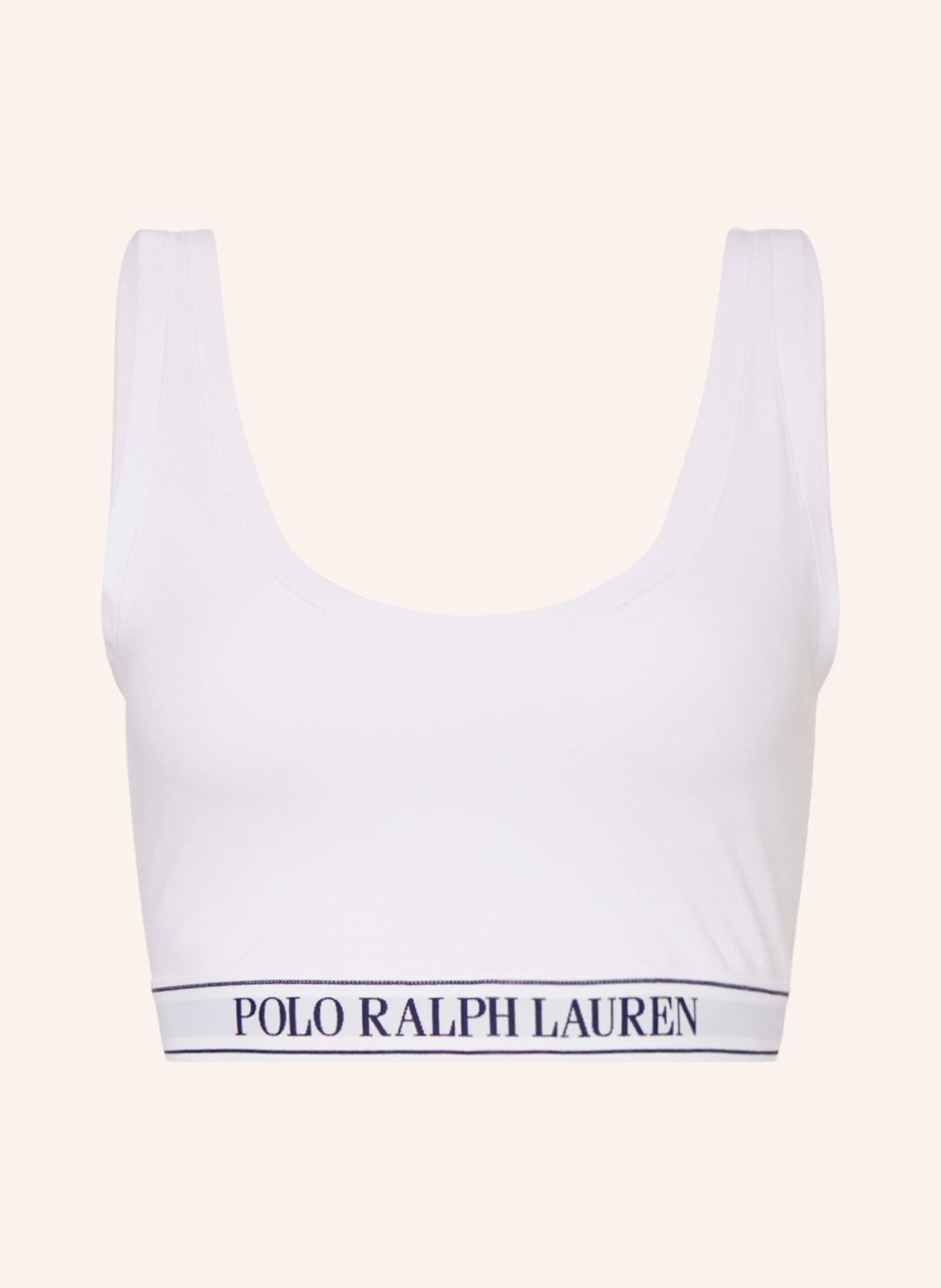 POLO RALPH LAUREN Bralette, Color: WHITE (Image 1)