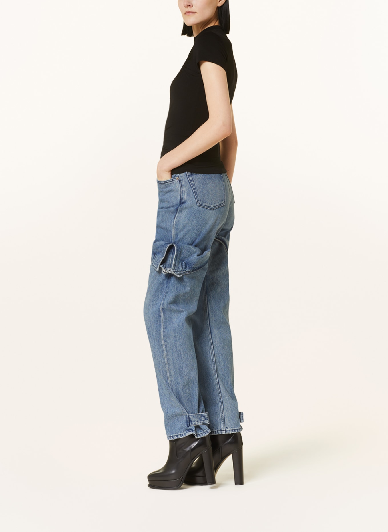 AMBUSH Straight jeans, Color: MID BLUE (Image 4)