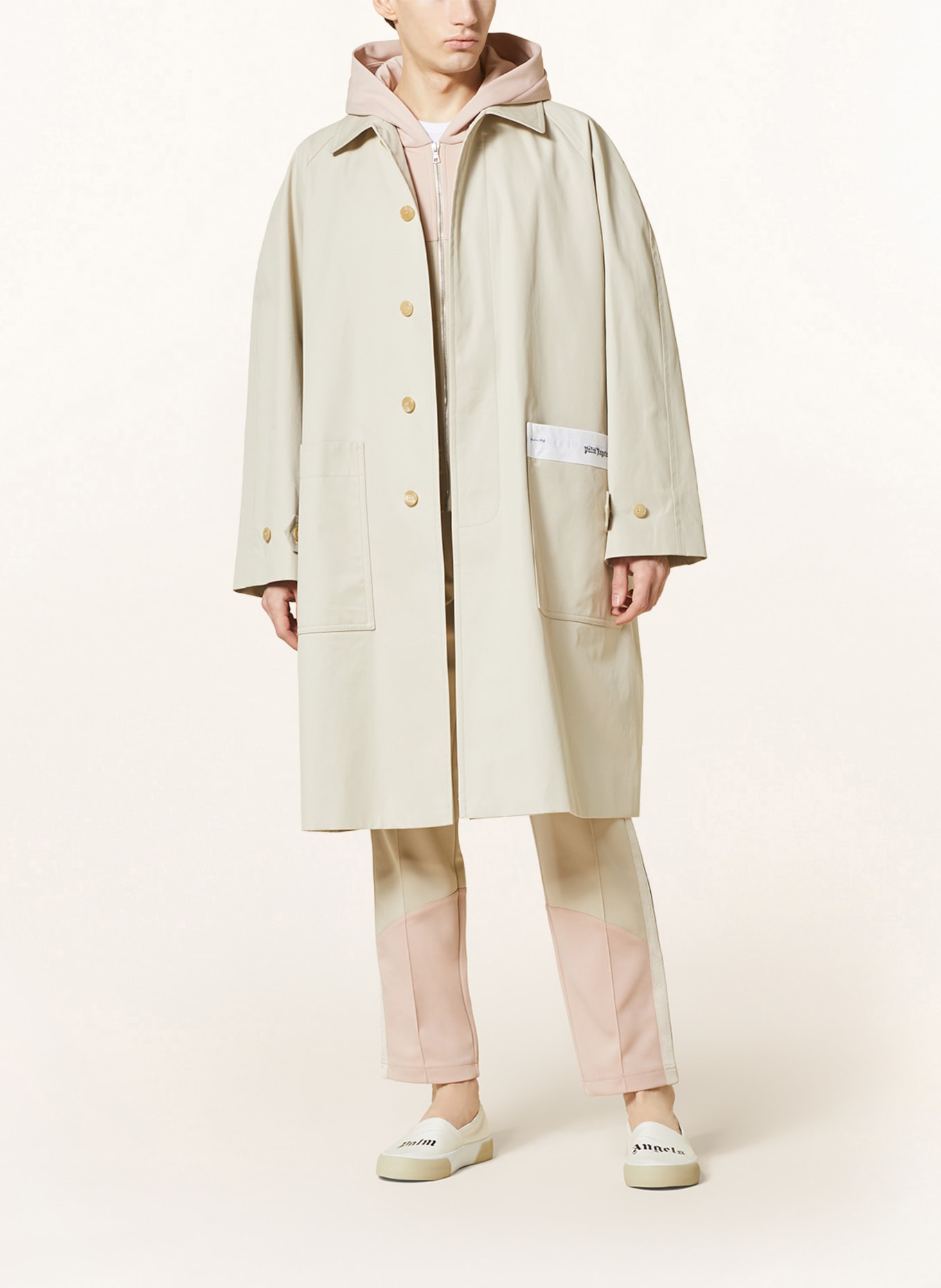 Palm Angels Trench coat SARTORIAL, Color: LIGHT BROWN (Image 2)