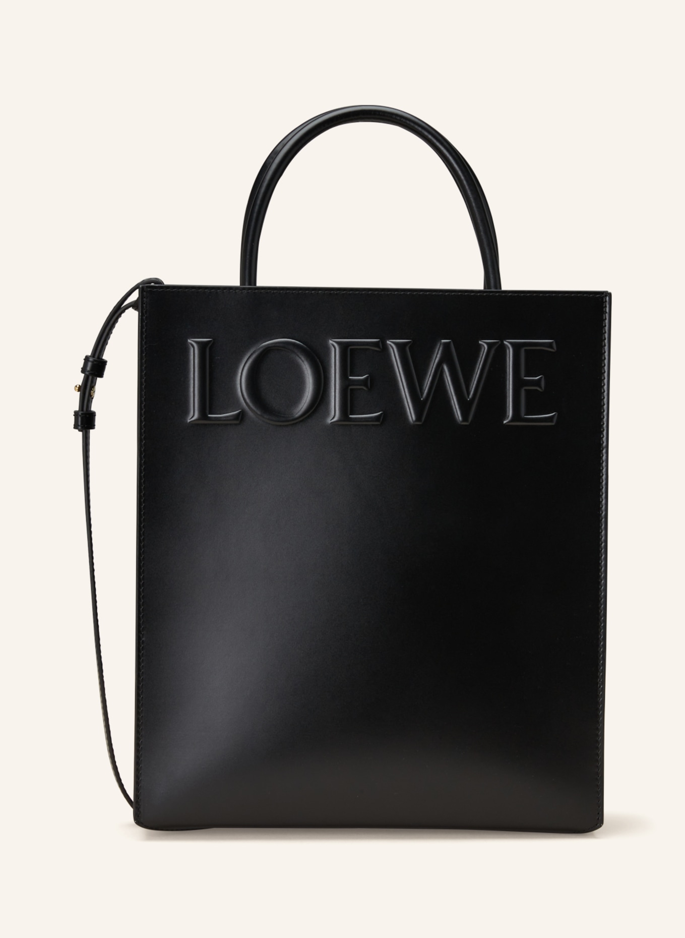 LOEWE Shopper A4 TOTE, Color: BLACK (Image 1)