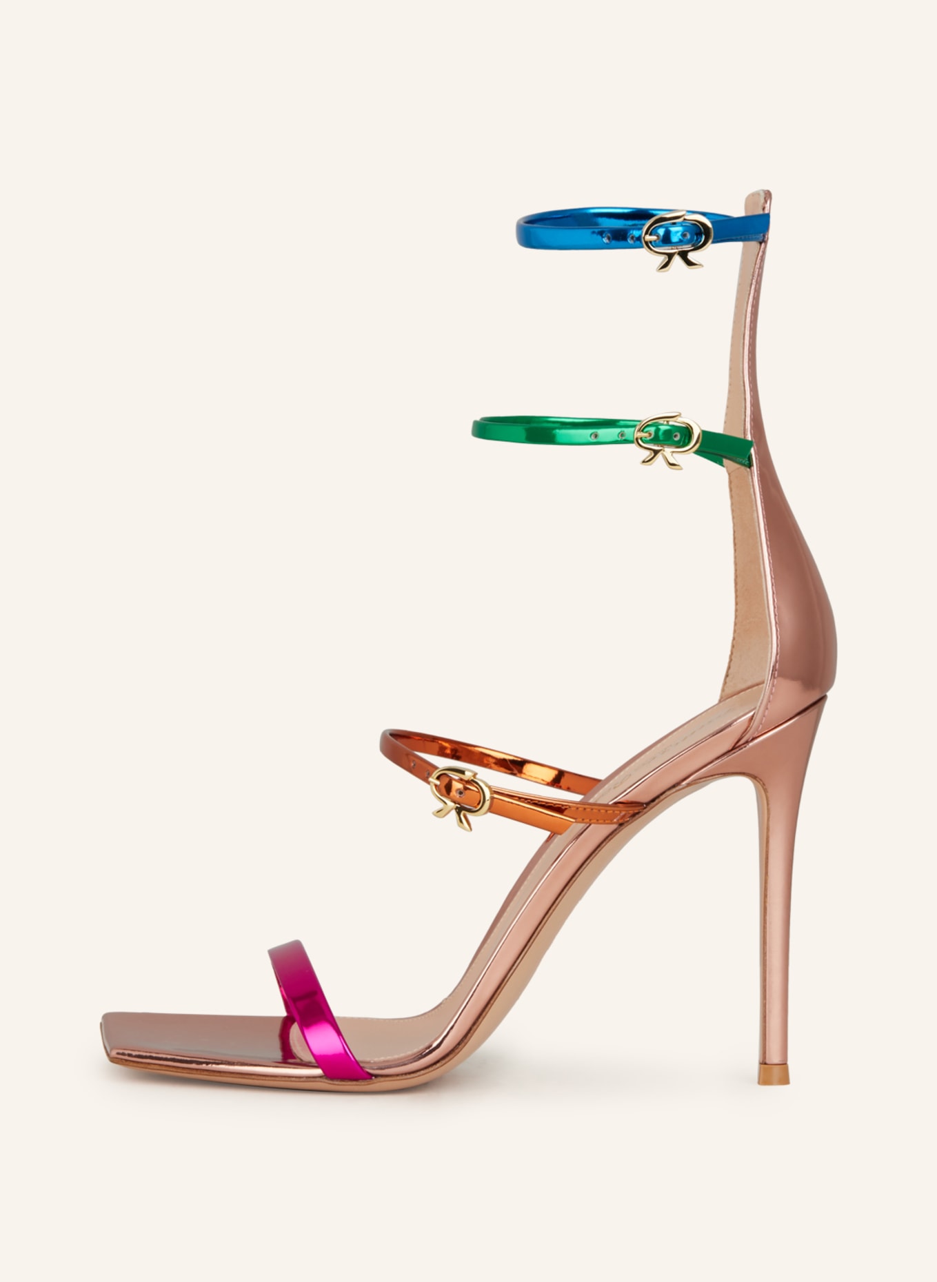 Gianvito Rossi Sandals, Color: BLUE/ GREEN/ PINK (Image 4)