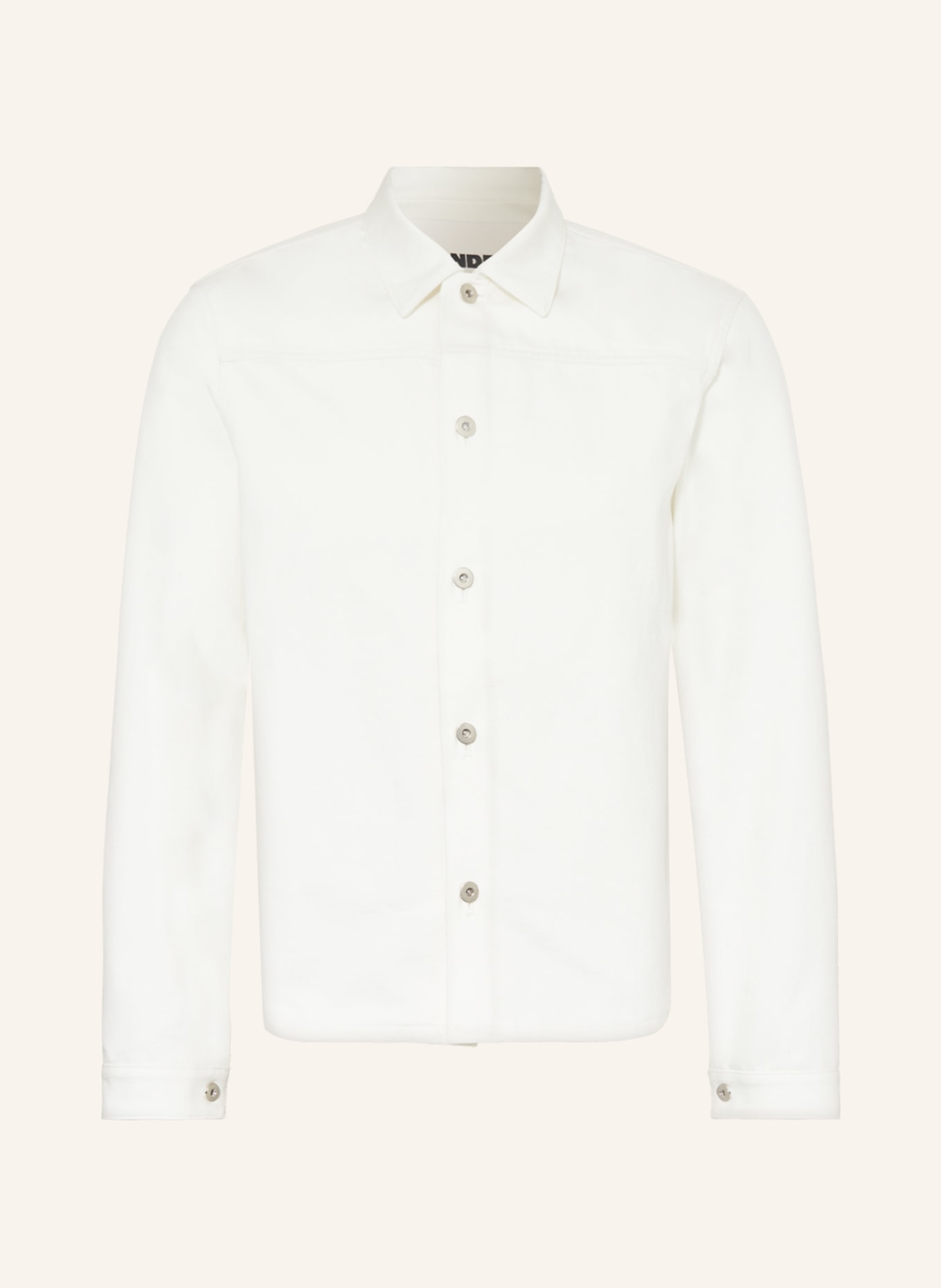 JIL SANDER Denim jacket, Color: WHITE (Image 1)