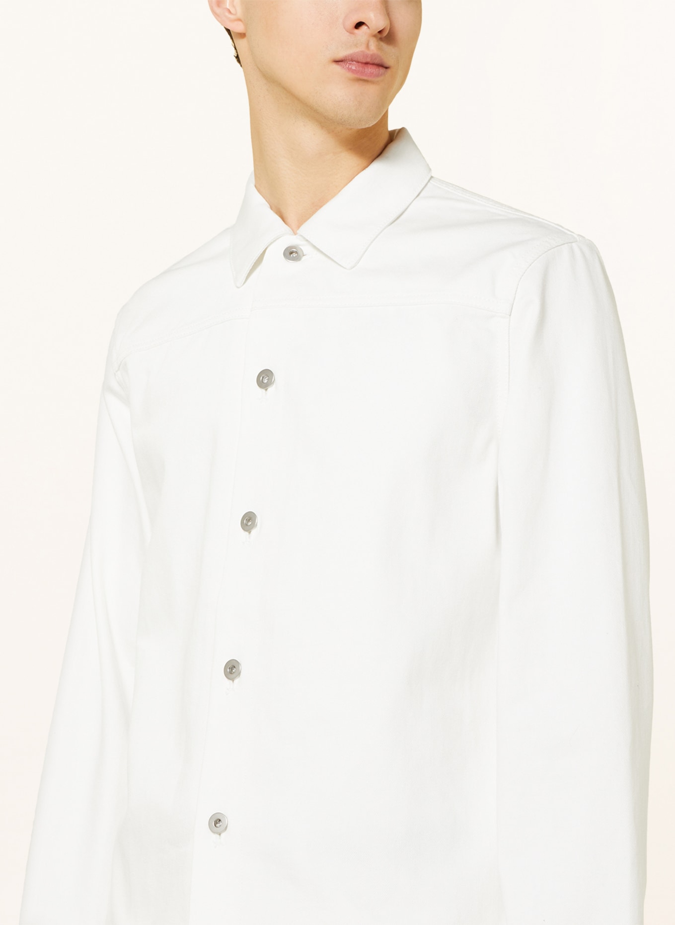 JIL SANDER Denim jacket, Color: WHITE (Image 4)