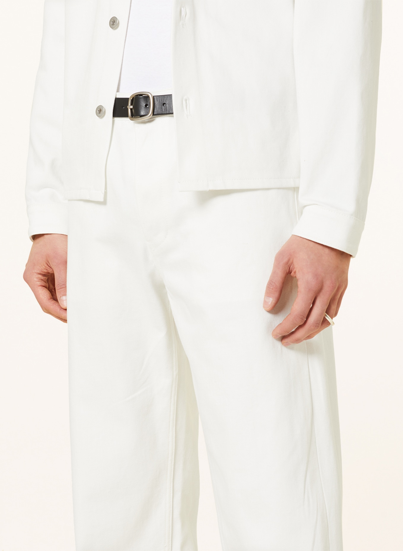 JIL SANDER Denim jacket, Color: WHITE (Image 5)