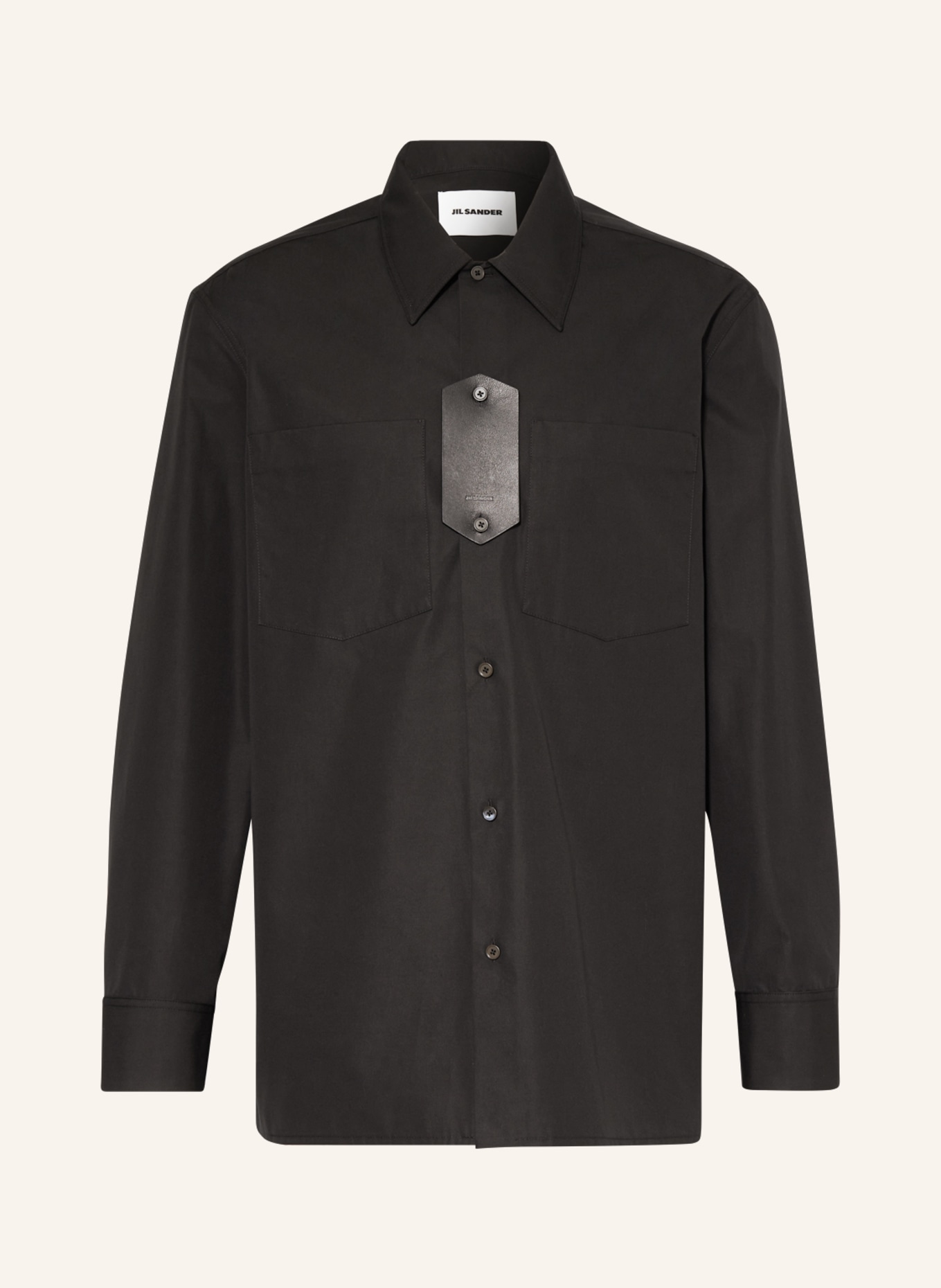 JIL SANDER Shirt comfort fit, Color: BLACK (Image 1)