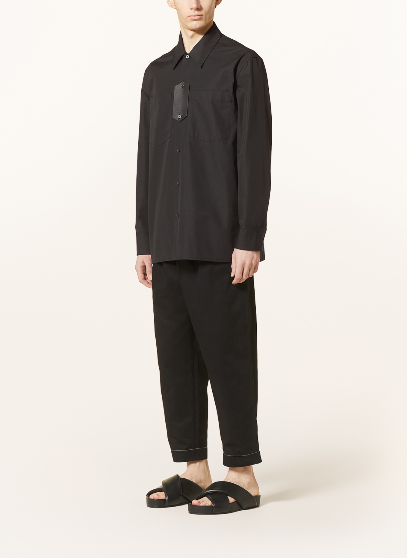 JIL SANDER Shirt comfort fit, Color: BLACK (Image 2)