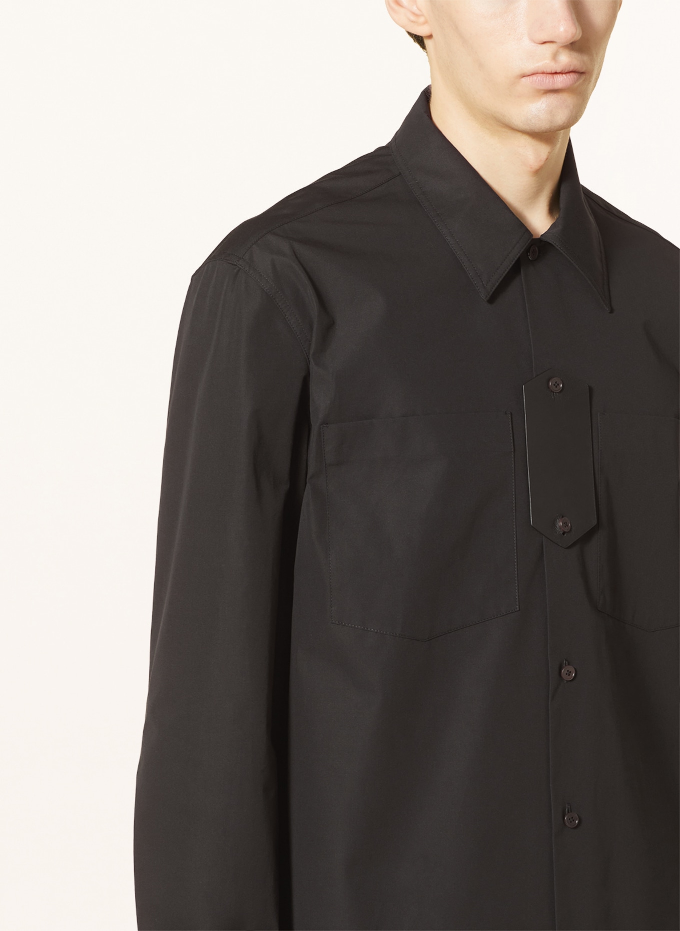 JIL SANDER Shirt comfort fit, Color: BLACK (Image 4)