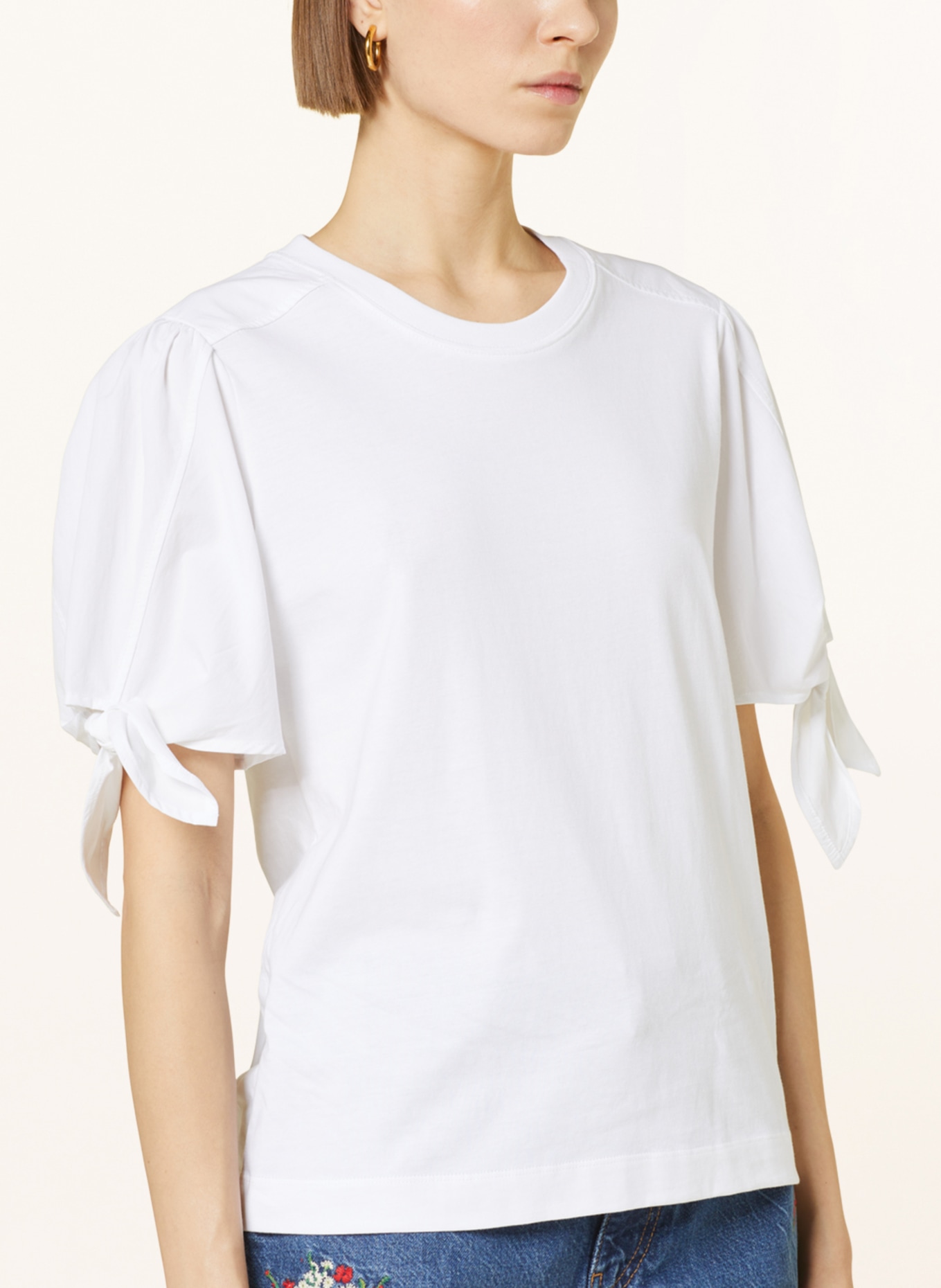 SEE BY CHLOÉ T-shirt, Color: WHITE (Image 4)