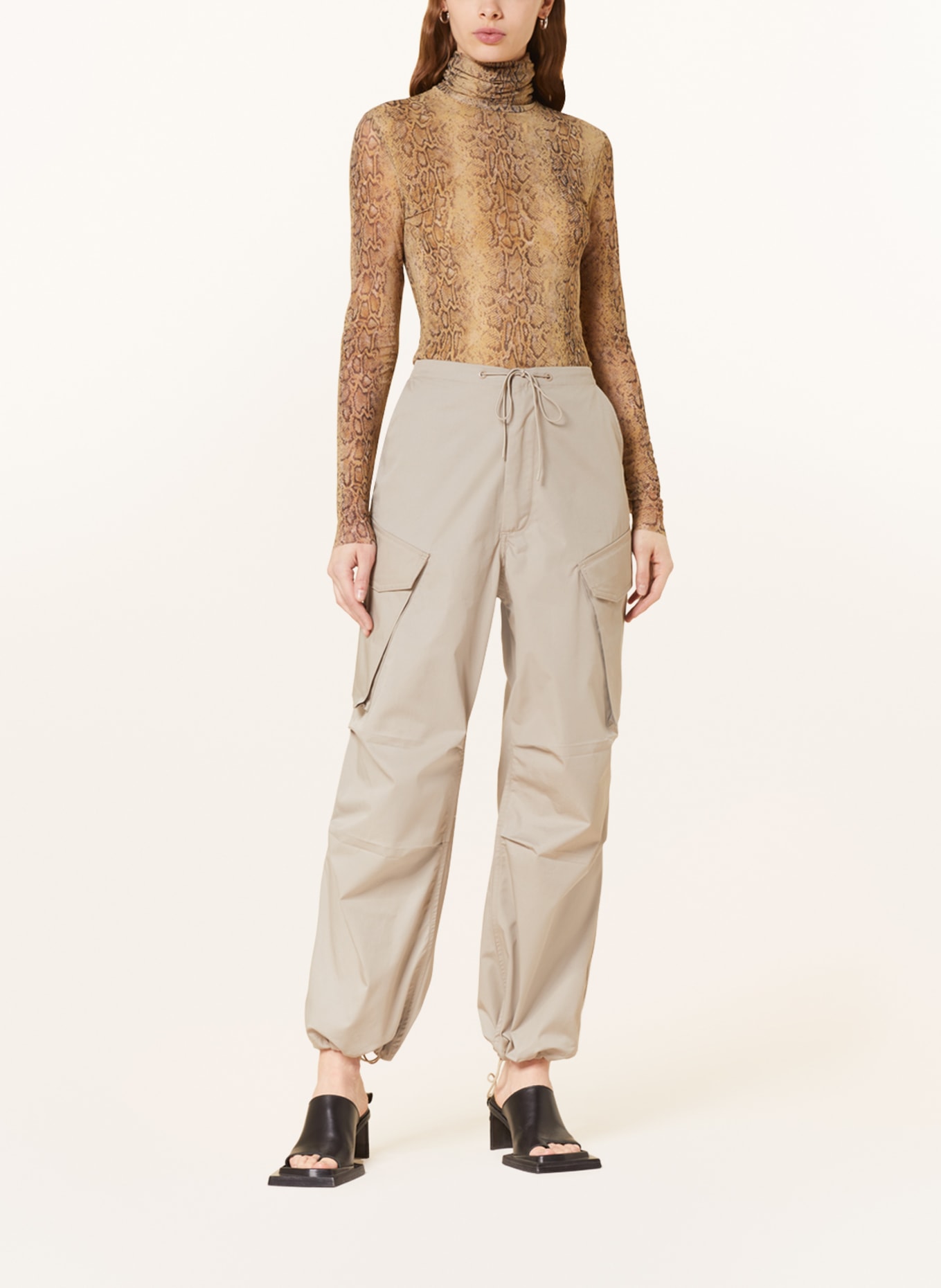 AGOLDE Cargo trousers GINERVA, Color: BEIGE (Image 2)