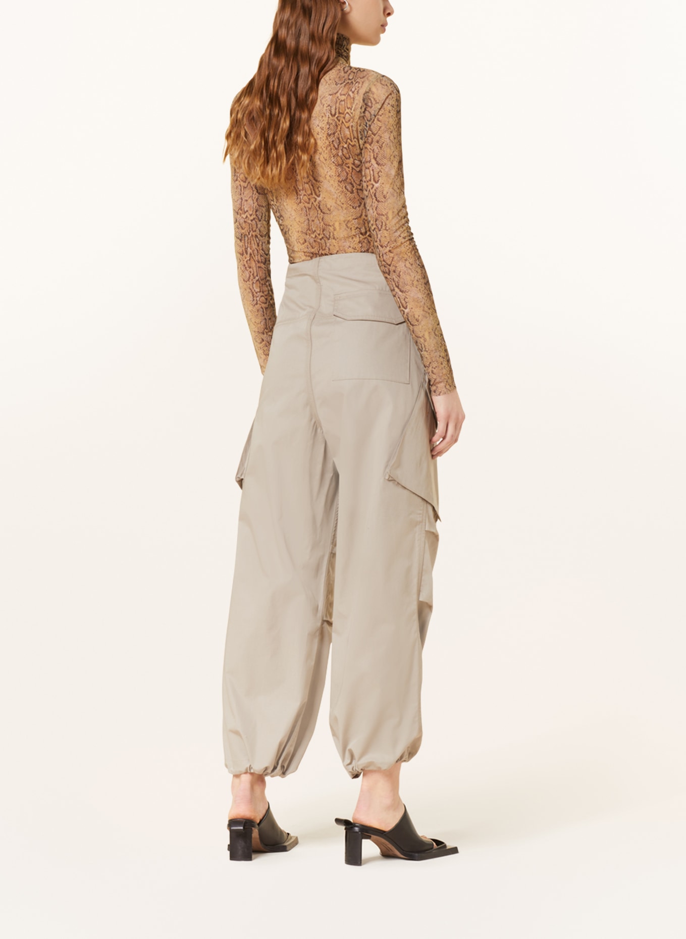 AGOLDE Cargo trousers GINERVA, Color: BEIGE (Image 3)