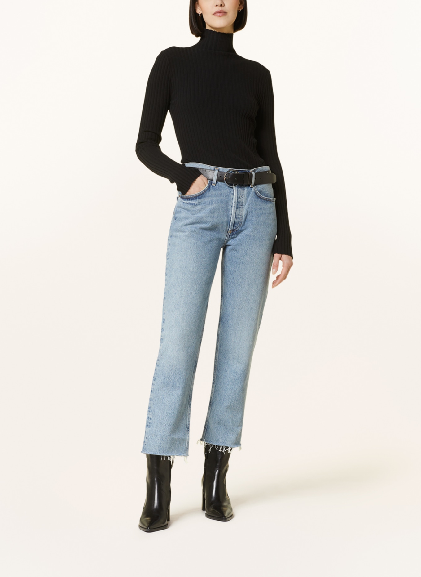 AGOLDE Straight Jeans LANA, Farbe: sway tinted washed indigo (Bild 2)