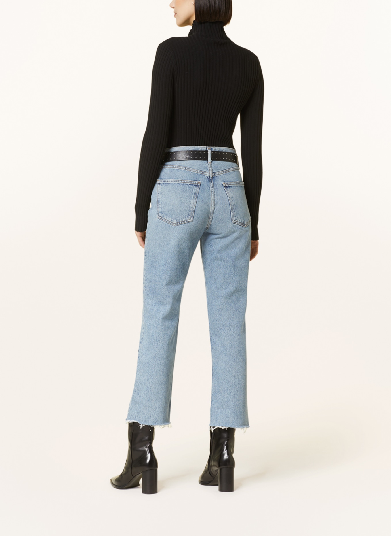 AGOLDE Straight Jeans LANA, Farbe: sway tinted washed indigo (Bild 3)