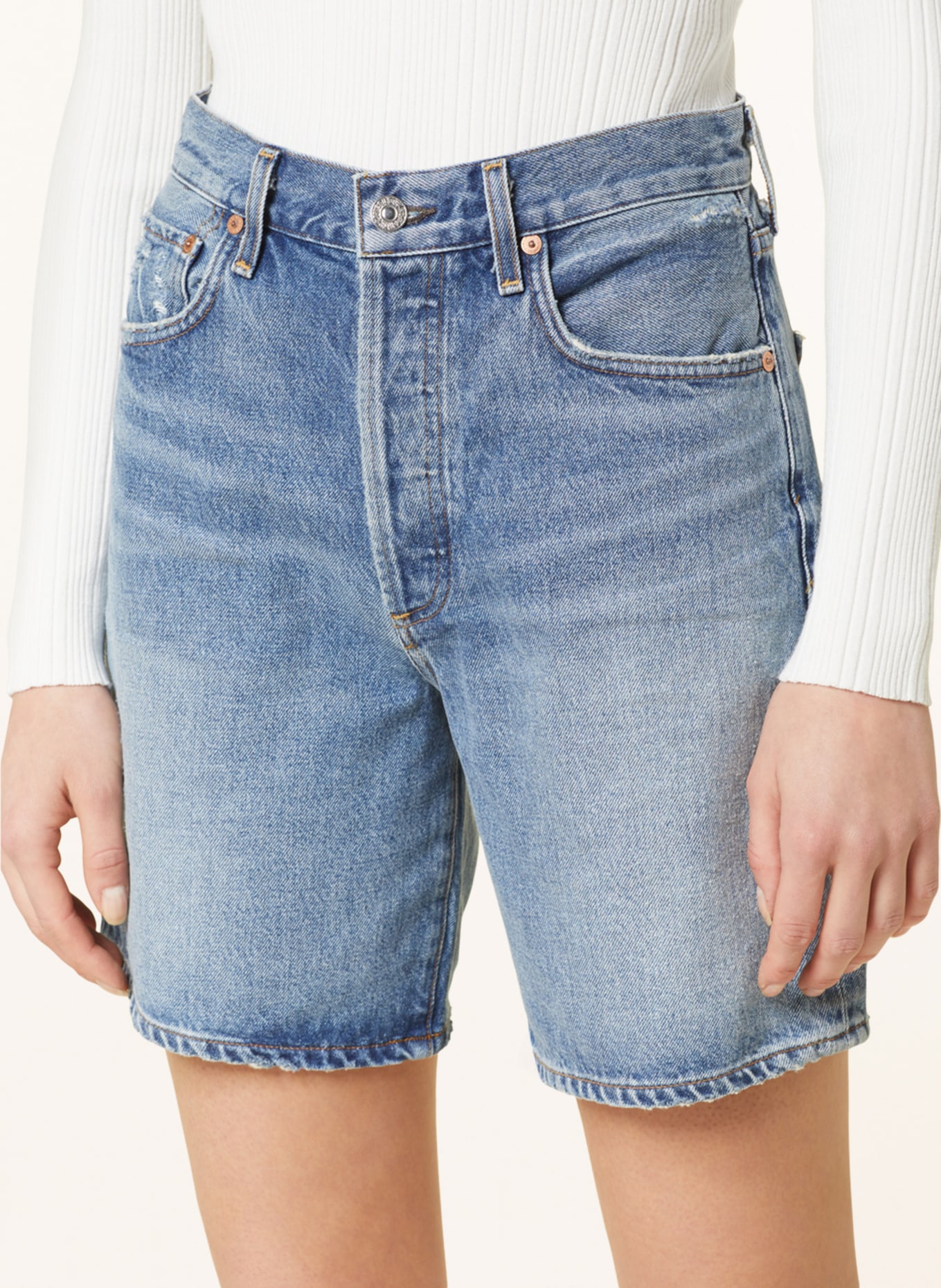 CITIZENS of HUMANITY Denim shorts CAMILLA, Color: BLUE (Image 5)