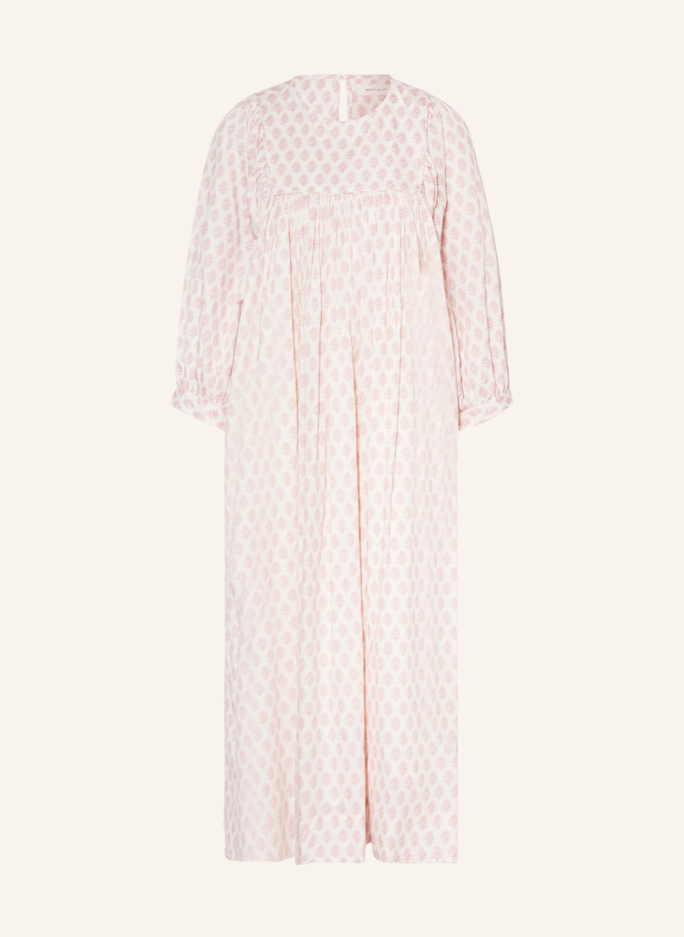 Skall Studio Dress DELPHINE, Color: WHITE/ DUSKY PINK (Image 1)