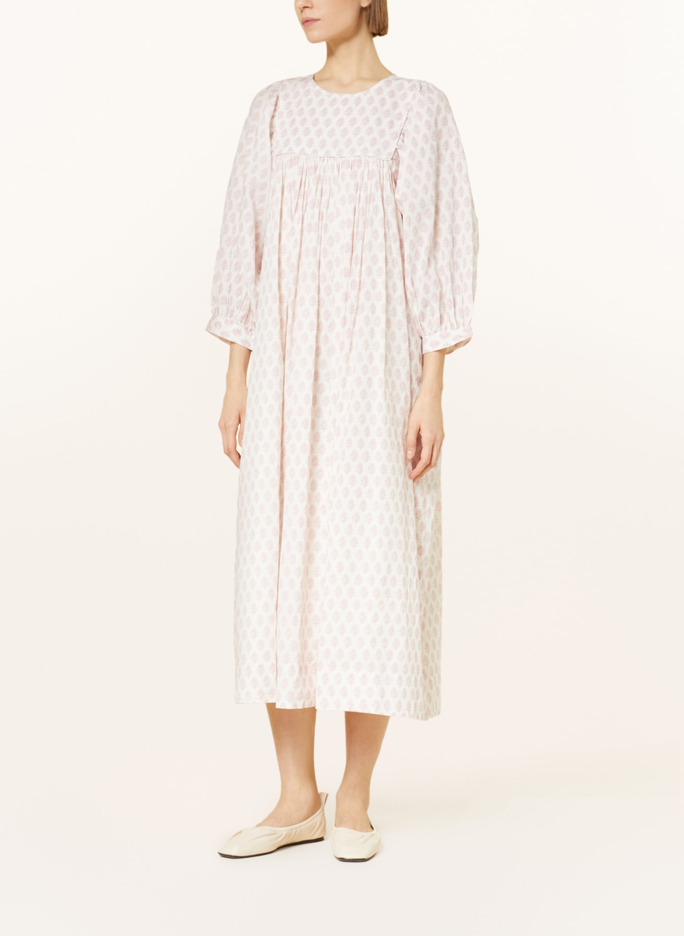 Skall Studio Dress DELPHINE, Color: WHITE/ DUSKY PINK (Image 2)
