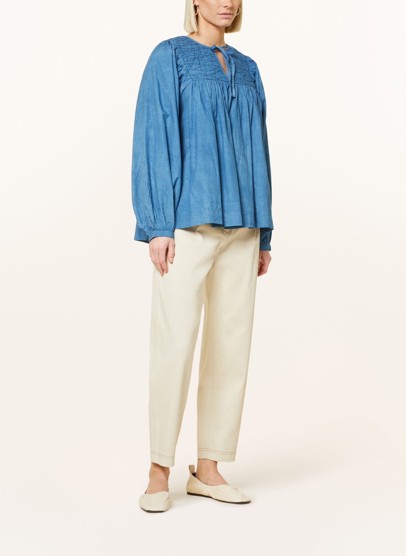 Skall Studio Bluzka NADJA w stylu jeansowym, Kolor: NIEBIESKI (Obrazek 2)