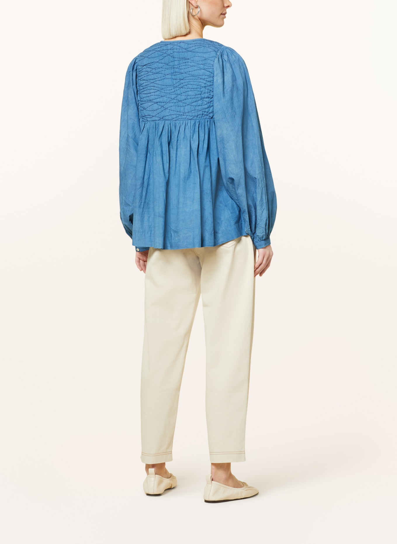 Skall Studio Shirt blouse NADJA in denim look, Color: BLUE (Image 3)