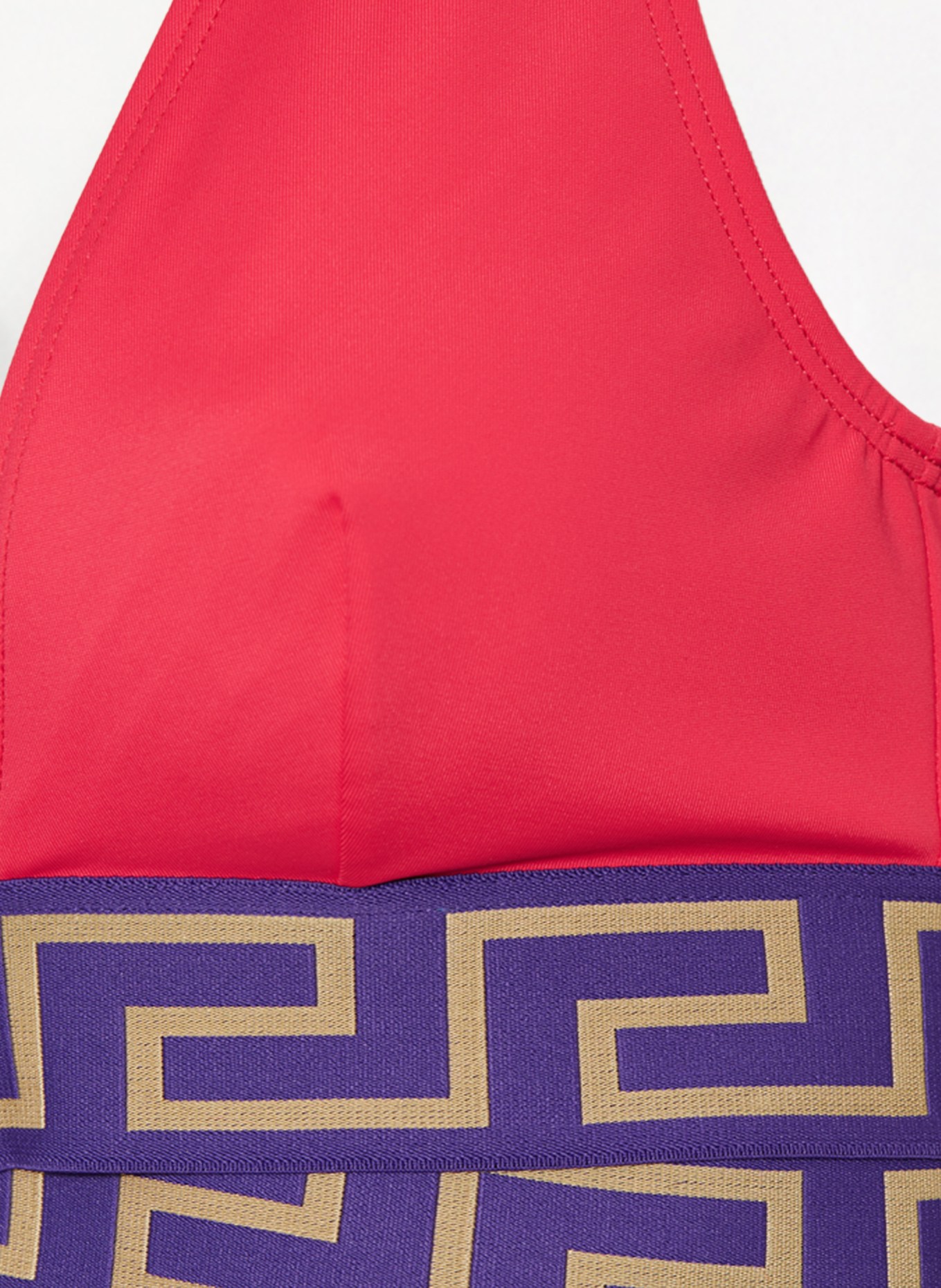 VERSACE Bralette-Bikini-Top, Farbe: NEONPINK/ LILA (Bild 6)