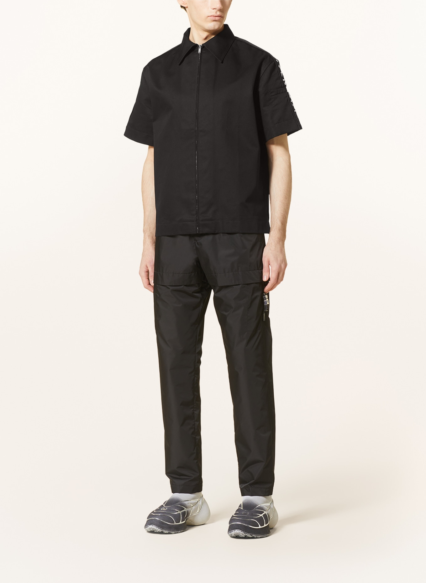 GIVENCHY Short sleeve shirt comfort fit, Color: BLACK (Image 2)