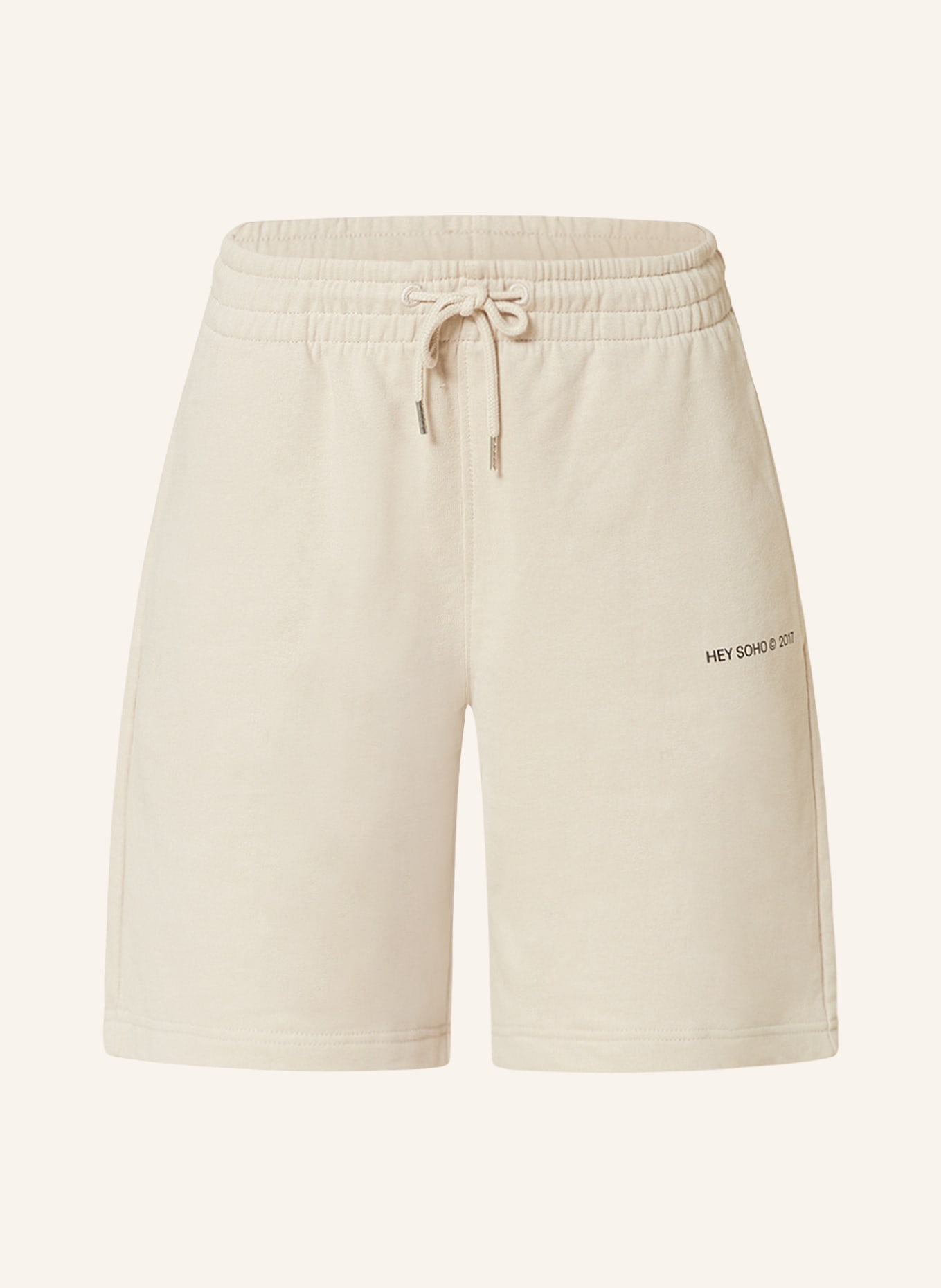 HEY SOHO Sweat shorts SOHO, Color: BEIGE (Image 1)