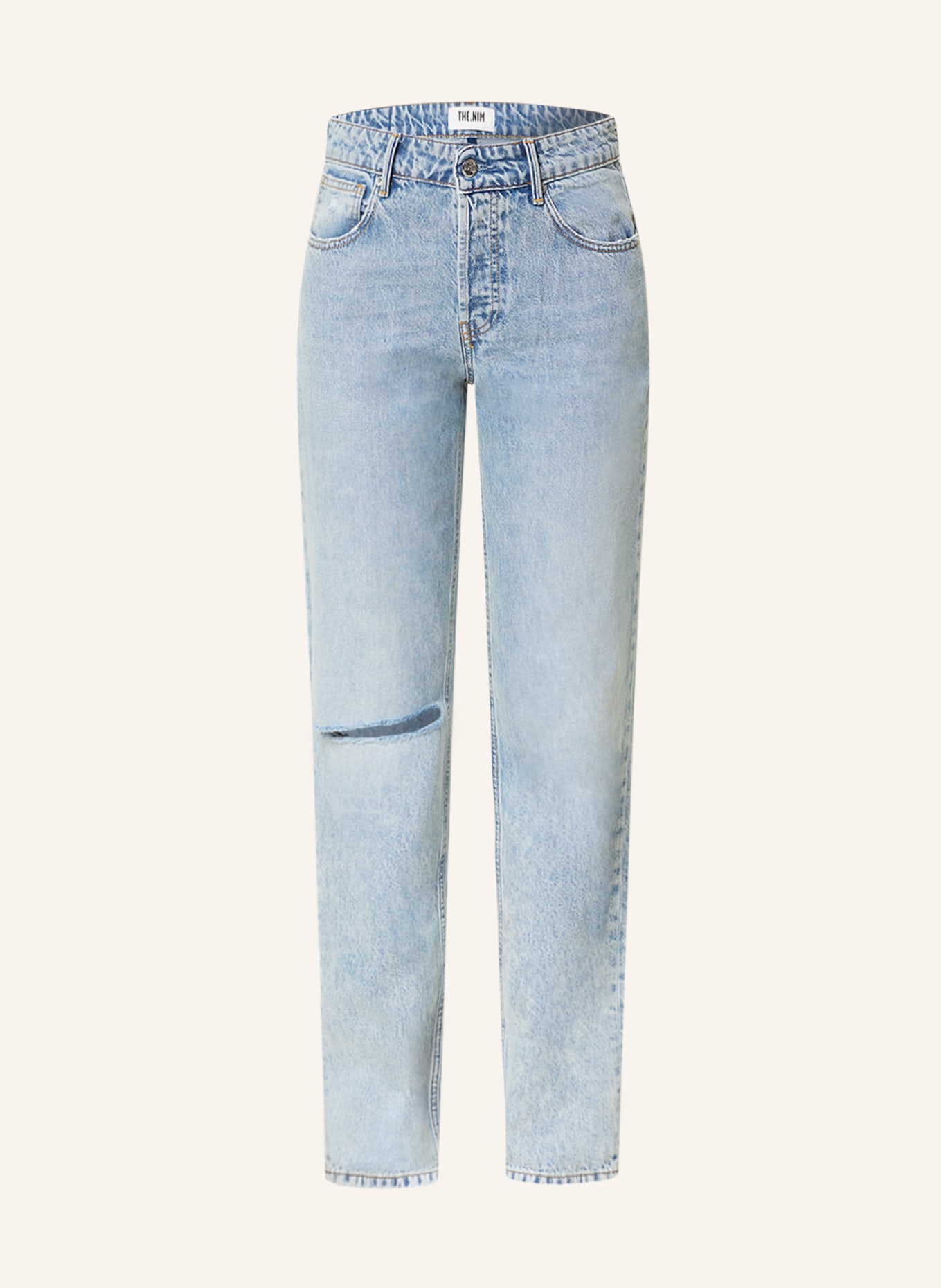 THE.NIM STANDARD Straight Jeans JANE, Farbe: W740-VTL VINTAGE LIGHT (Bild 1)