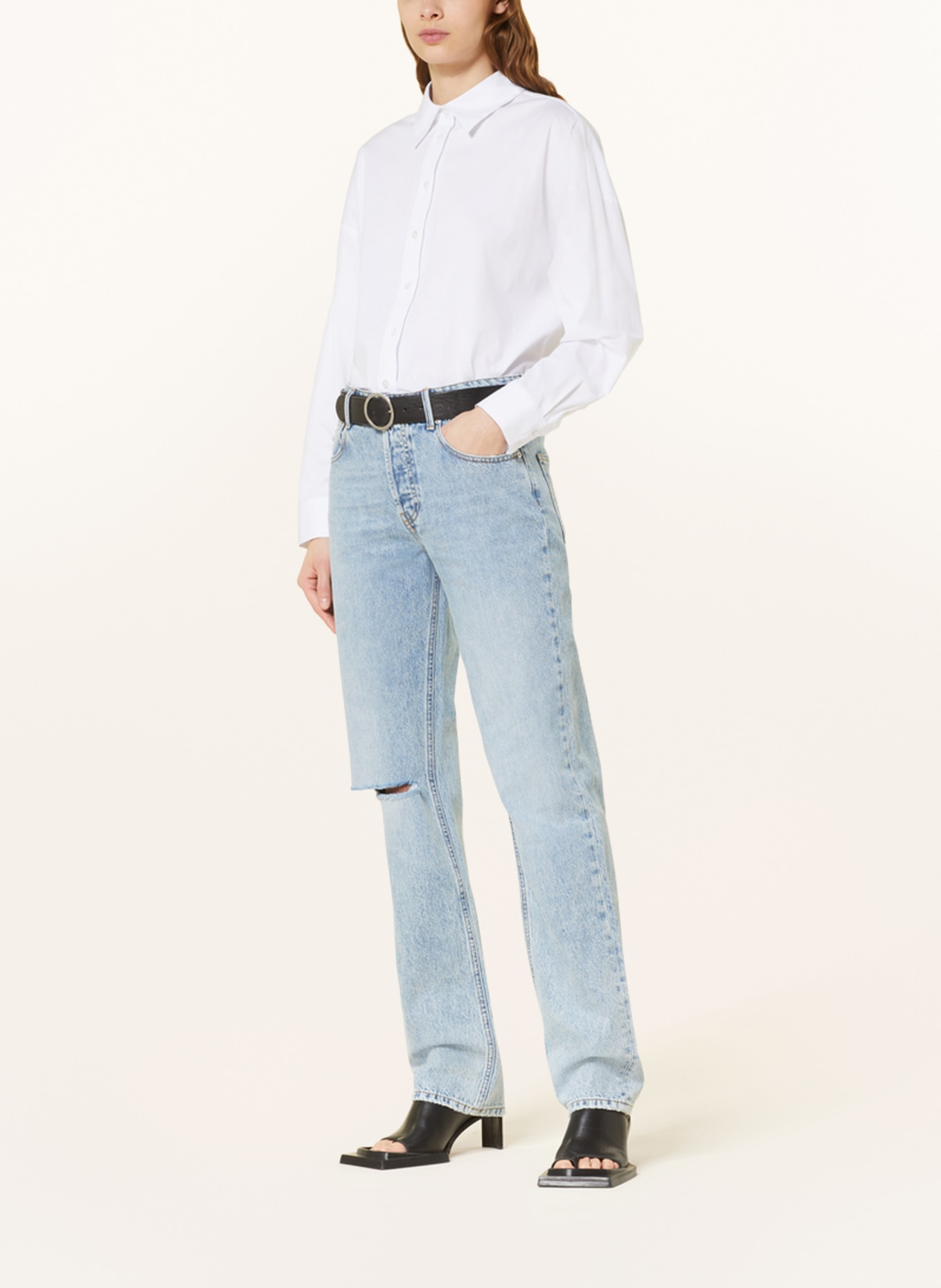 THE.NIM STANDARD Straight jeans JANE, Color: W740-VTL VINTAGE LIGHT (Image 2)