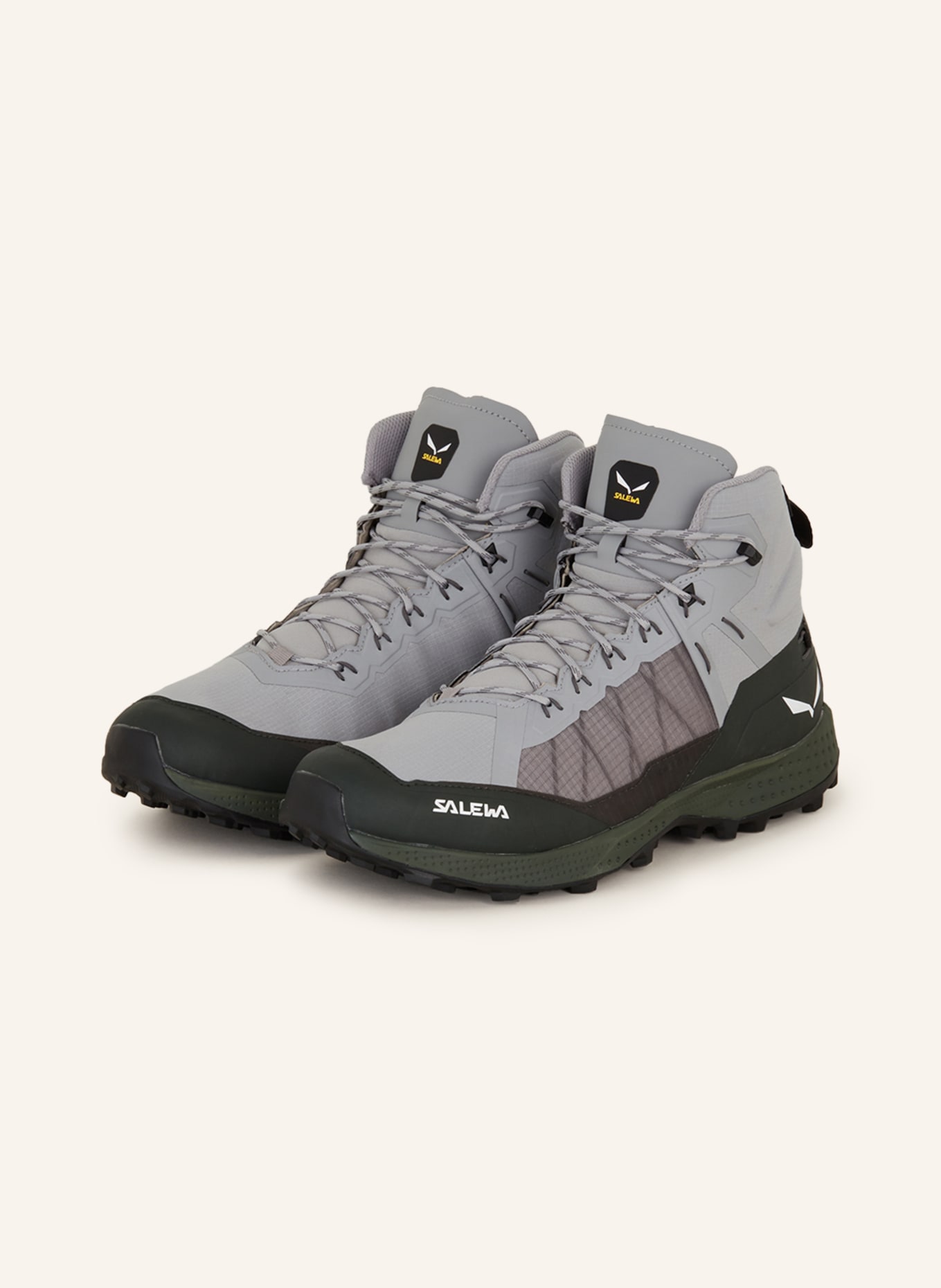 SALEWA Trekking shoes PEDROC PRO MID POWERTEX, Color: GRAY/ BLACK (Image 1)