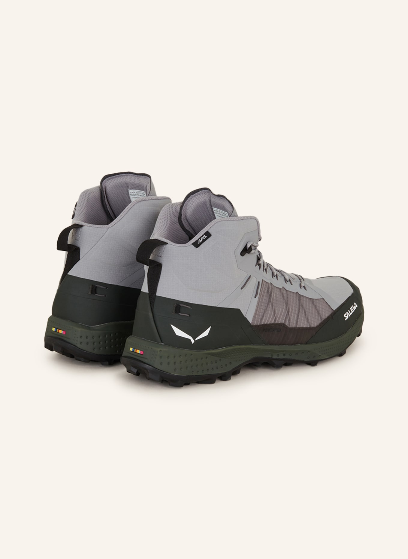 SALEWA Trekking shoes PEDROC PRO MID POWERTEX, Color: GRAY/ BLACK (Image 2)