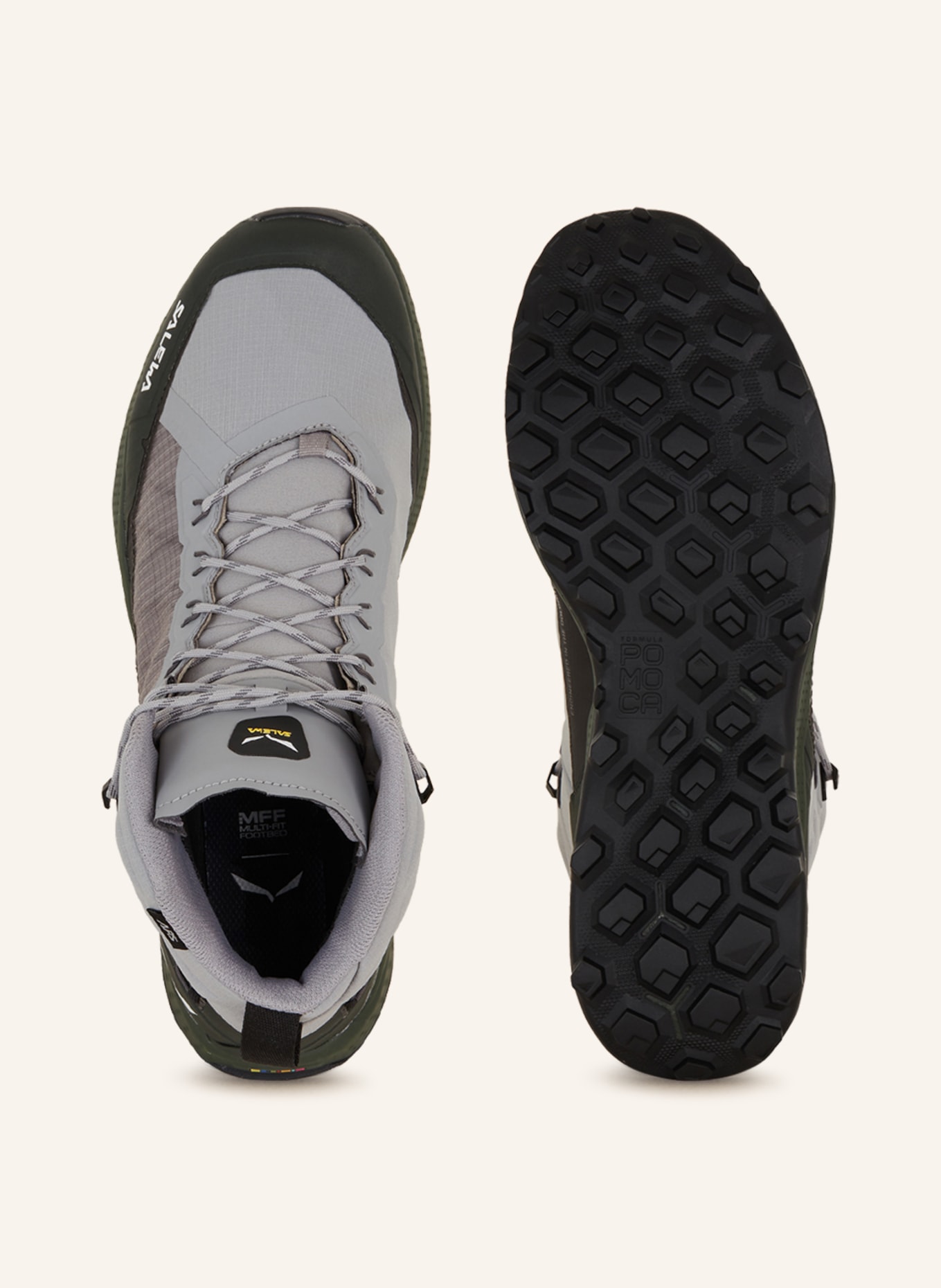 SALEWA Trekking shoes PEDROC PRO MID POWERTEX, Color: GRAY/ BLACK (Image 5)
