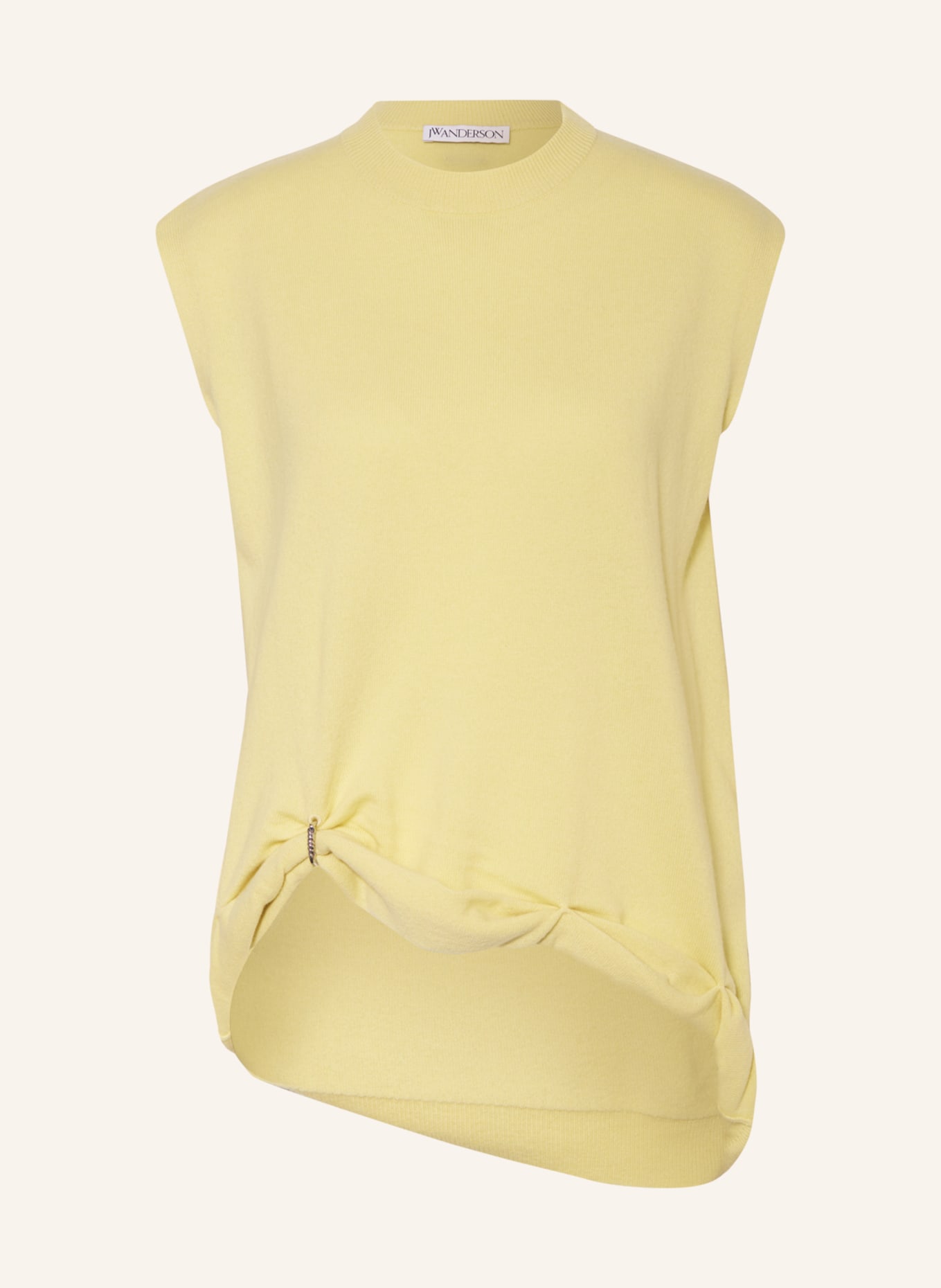 JW ANDERSON Sweater vest, Color: LIGHT YELLOW (Image 1)