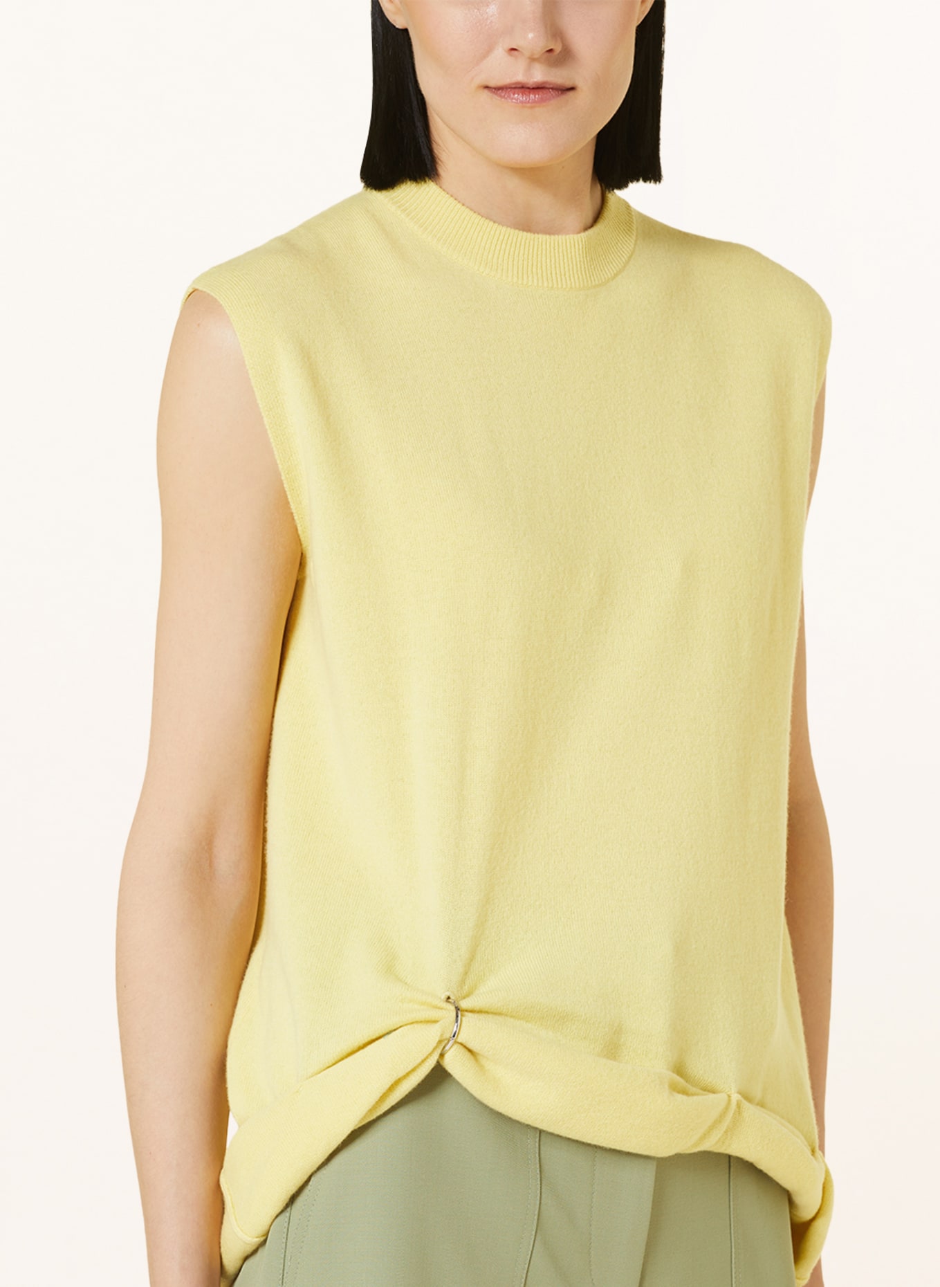 JW ANDERSON Sweater vest, Color: LIGHT YELLOW (Image 4)