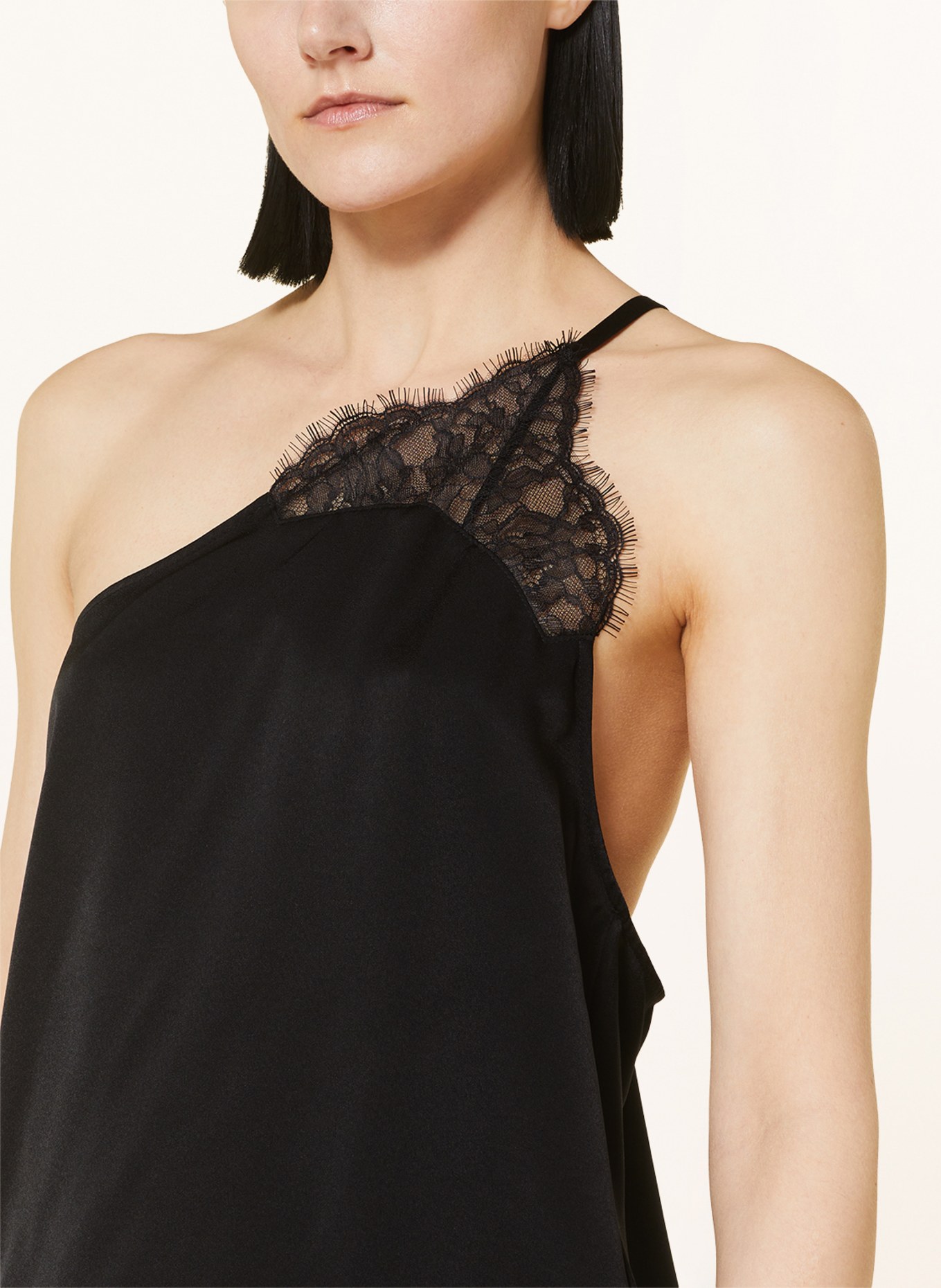 JW ANDERSON Top with lace, Color: BLACK (Image 4)