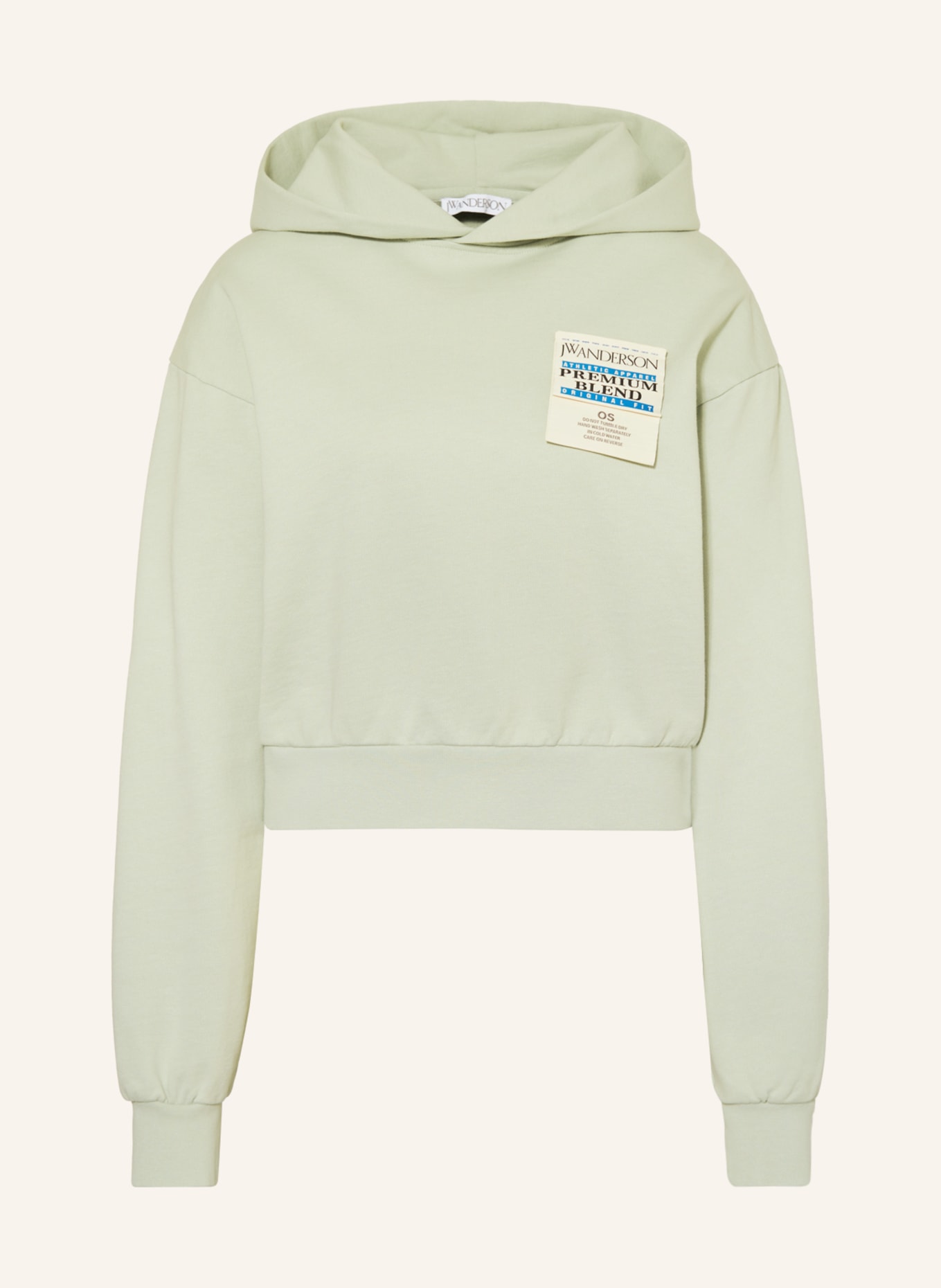 JW ANDERSON Hoodie, Color: LIGHT GREEN (Image 1)